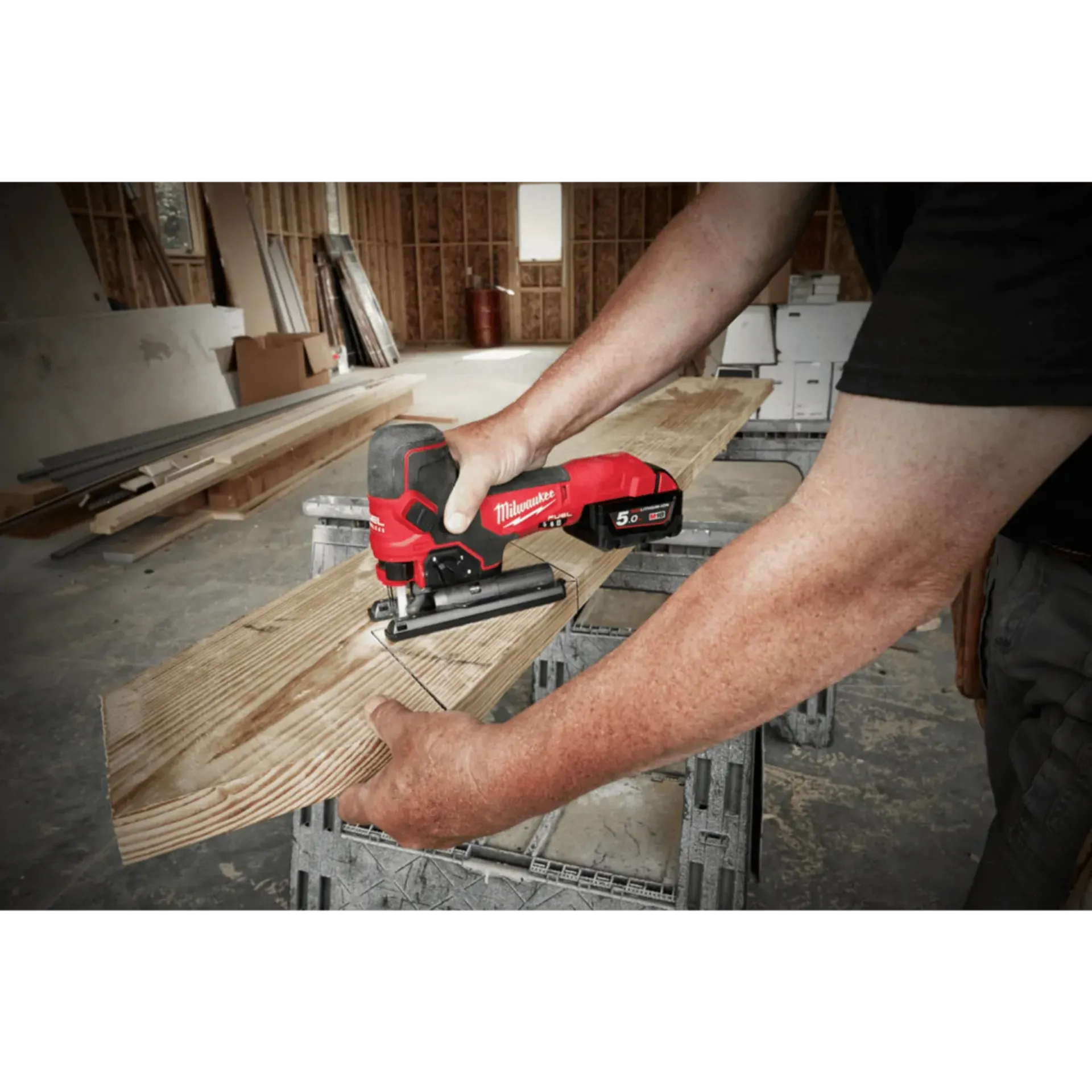 Scie Sauteuse sur Batterie M18 FBJS-0X (18V - excl. batterie) Scie Sauteuse sur Batterie M18 FBJS-0X (18V - excl. batterie)