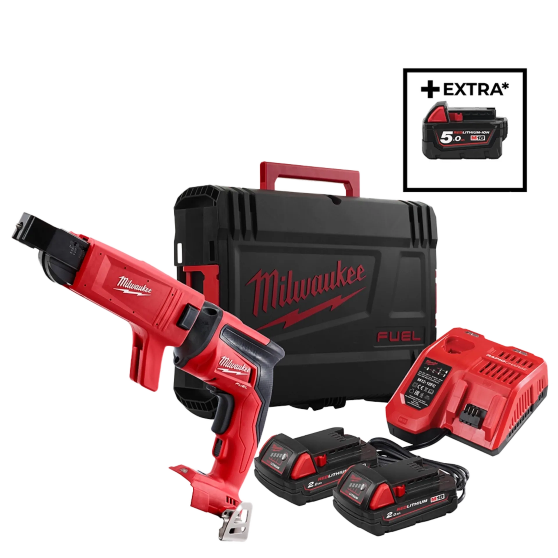 Visseuse à Bande sur Batterie M18 FSGC-202X (18V - 2 x 2Ah Li-ion)