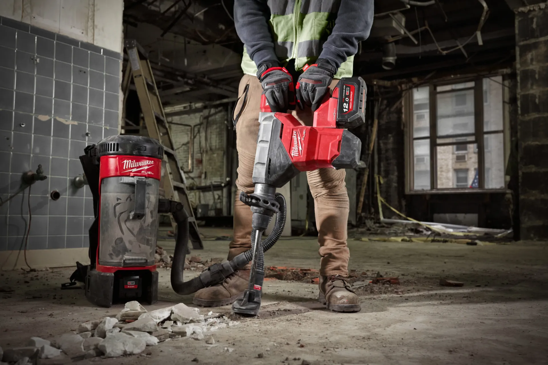 Fuel One-Key 8kg SDS-Max Boor- en Breekhamer M18FHM-0C