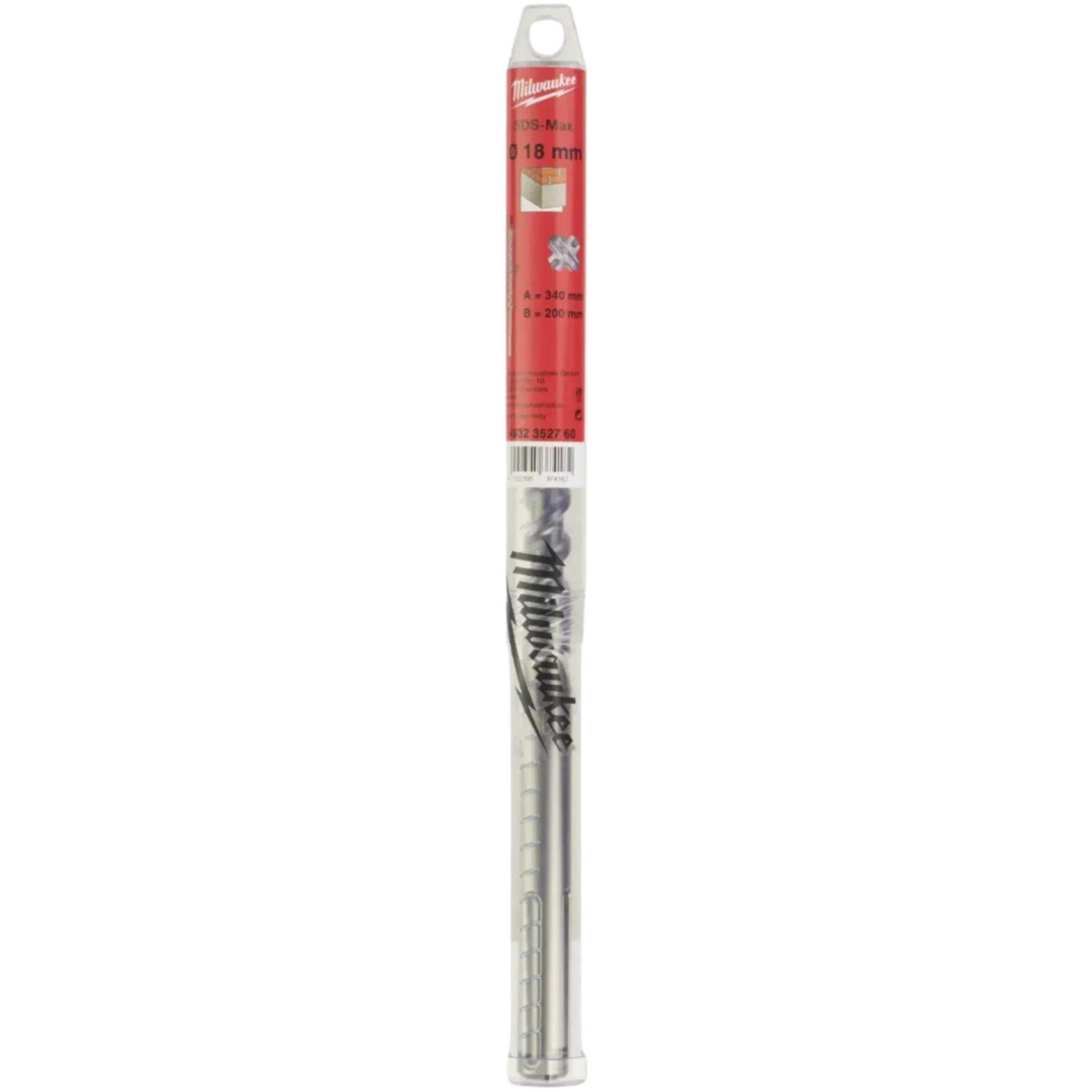 Foret à marteau SDS-MAX 18 x 340 x 200 mm Foret à marteau SDS-MAX 18 x 340 x 200 mm