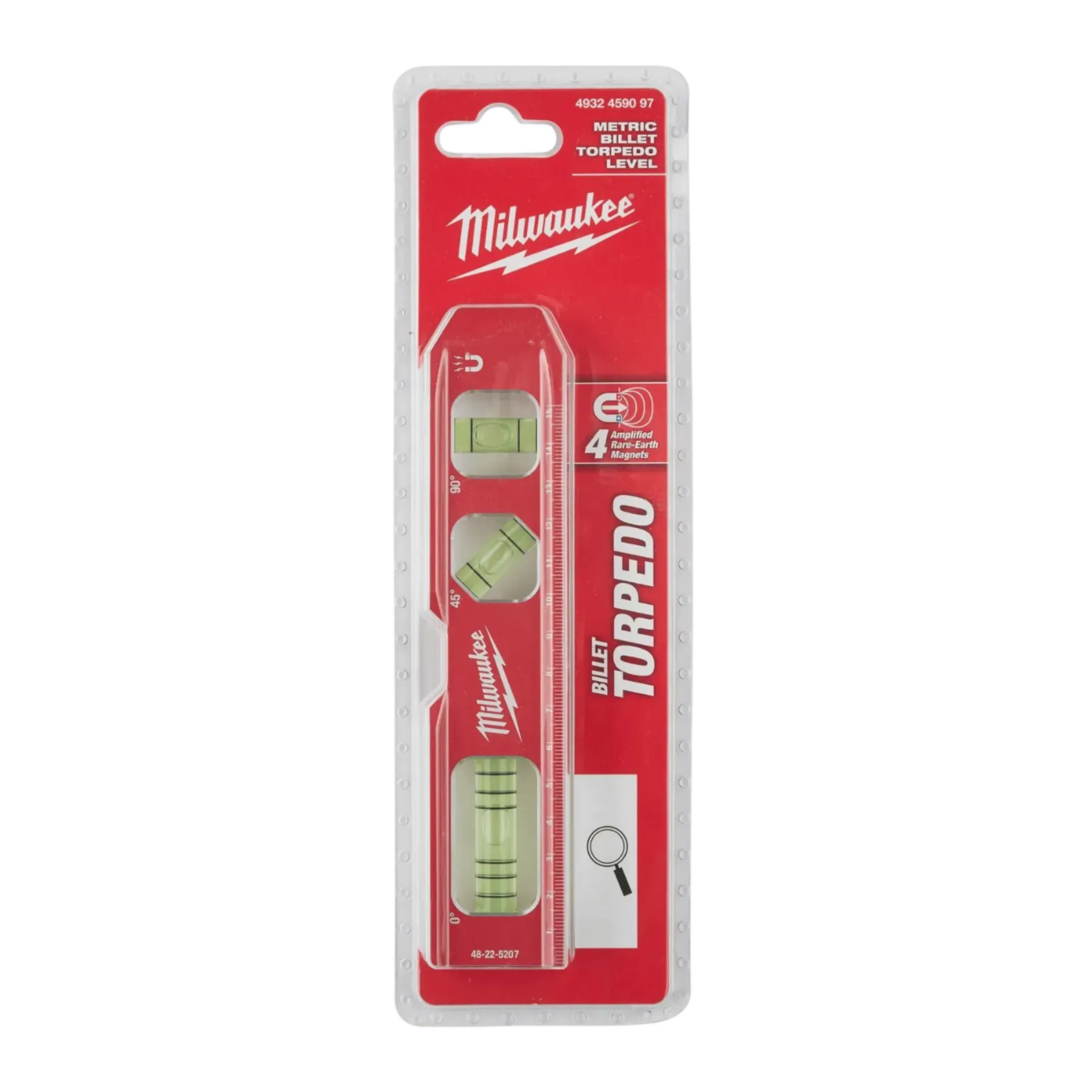 Billet torpedo magnetische waterpas 17 cm - 4932459097