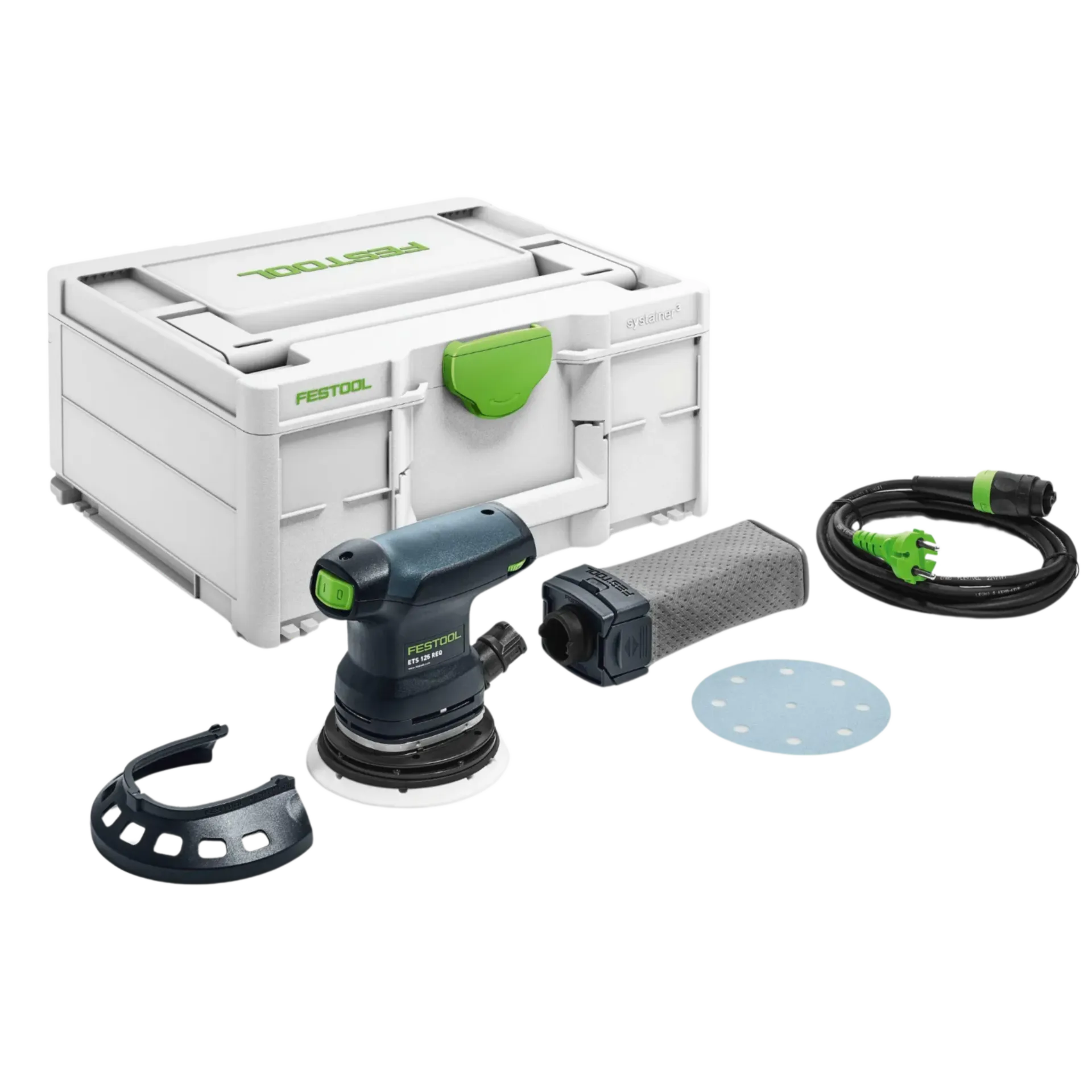 Excenterschuurmachine ETS 125 REQ-PLUS (200 W - Ø 125 mm) Excenterschuurmachine ETS 125 REQ-PLUS (200 W - Ø 125 mm)