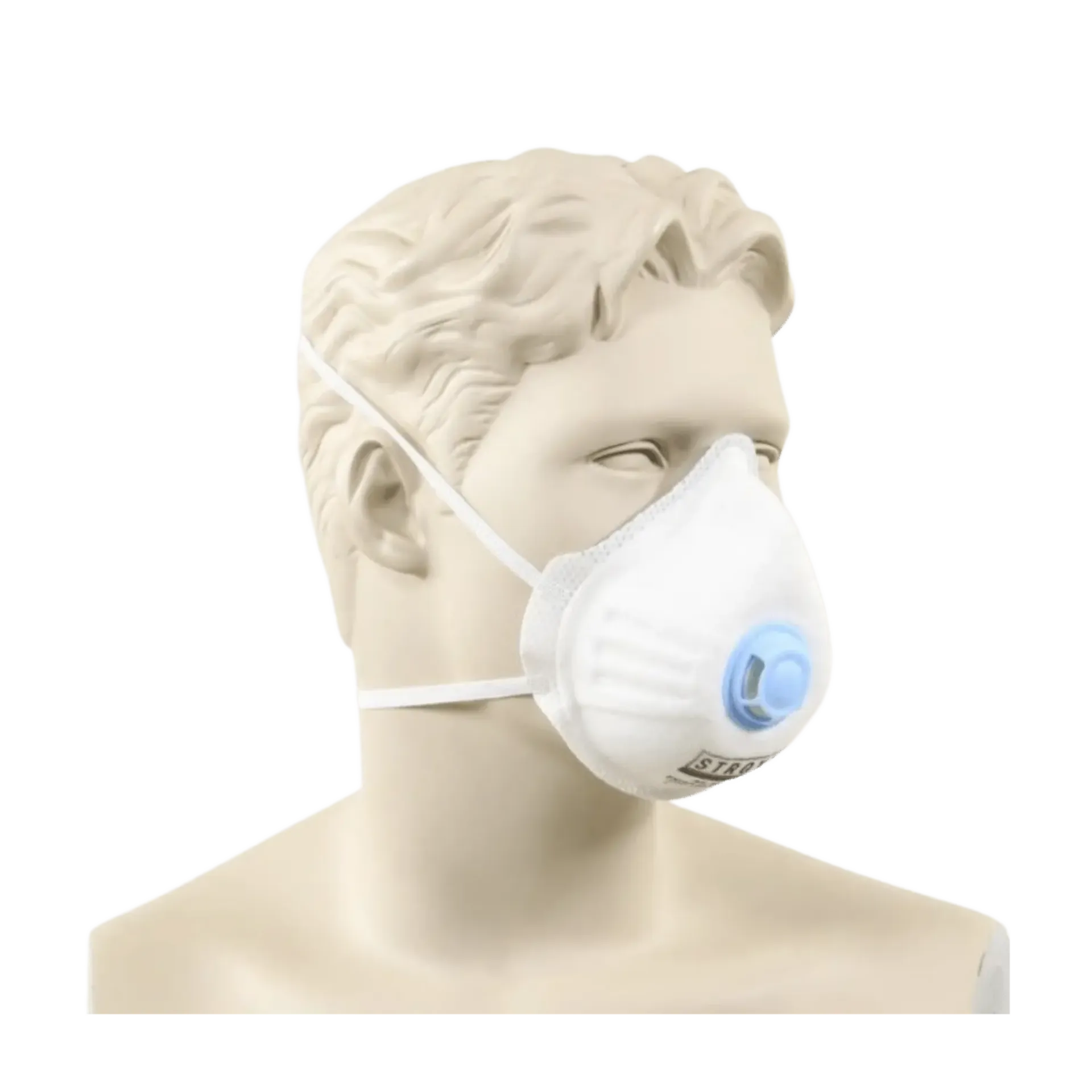 Masque jetable ffp2 avec valve (12 pces/boîte)