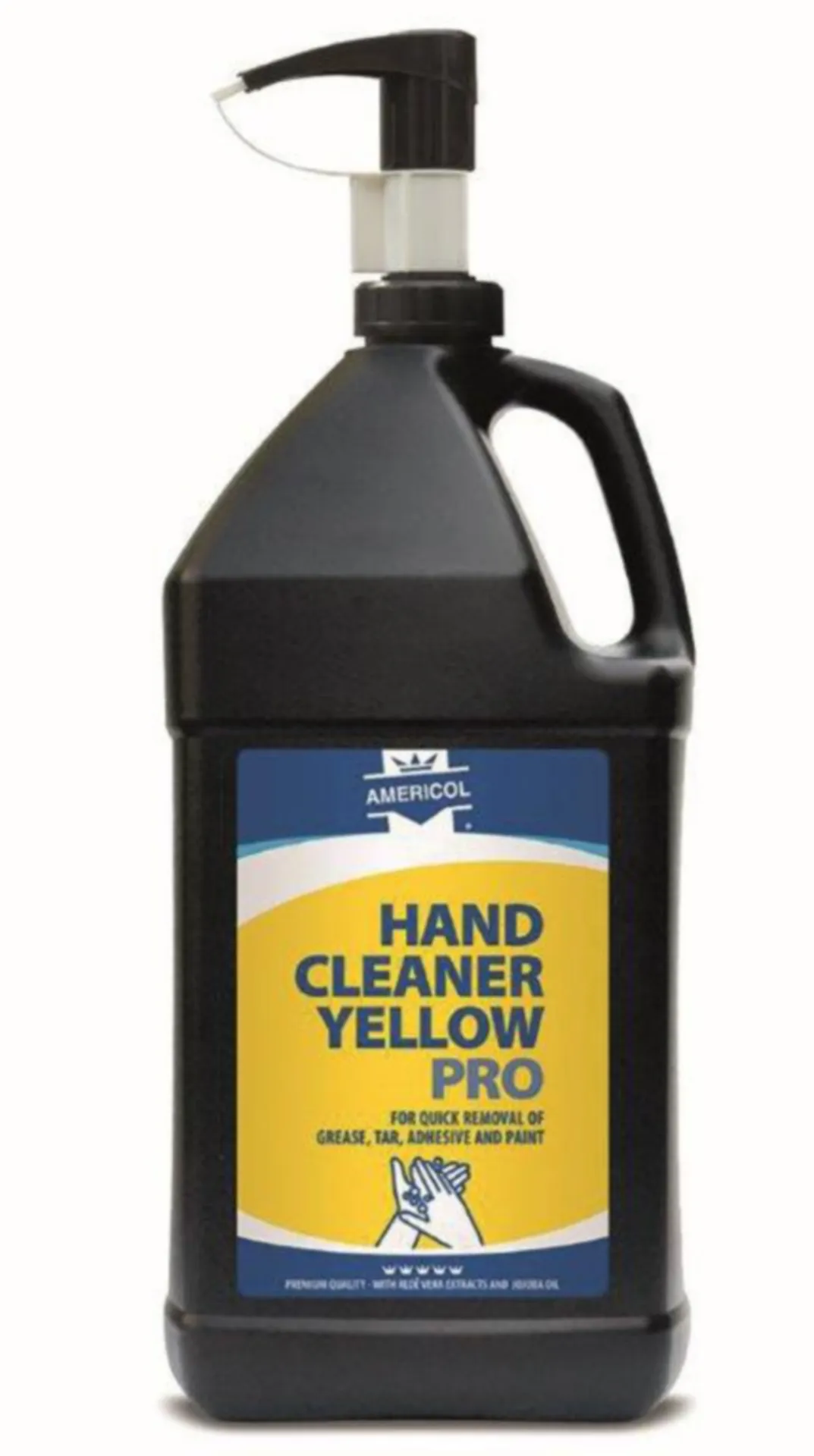 NETTOYANT A MAIN AMERICOL YELLOW PRO - BIDON + POMPE  3.8 L