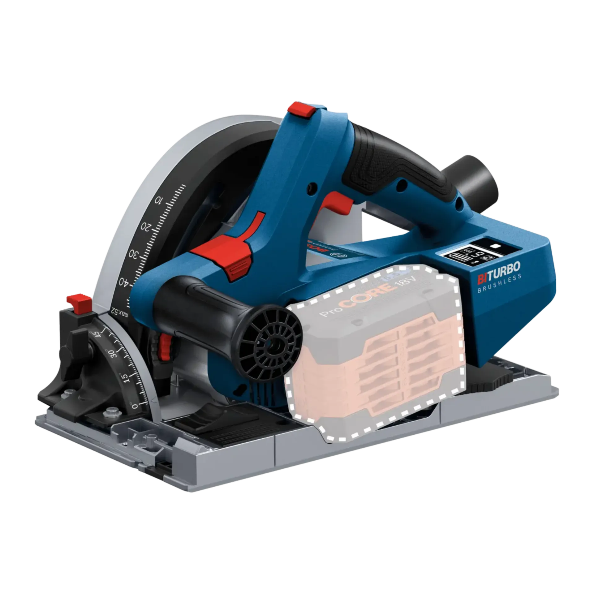 Accu invalcirkelzaag GKT 18V-52 GC (18V - zonder accu)