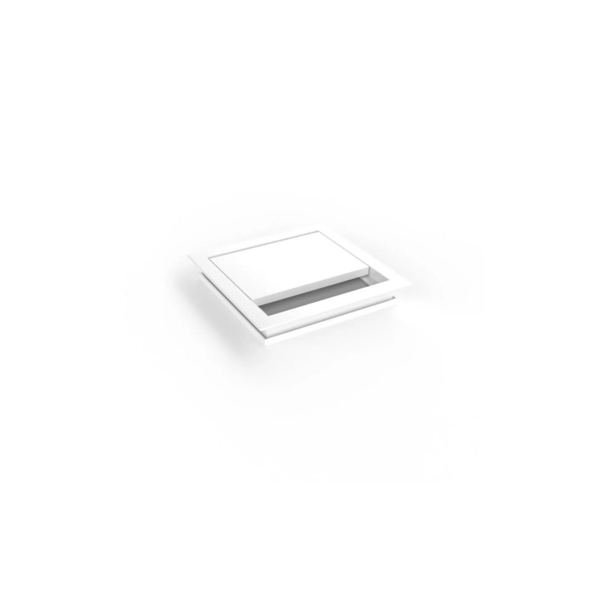 PASSE - CABLE 100 X 100 X 16 MM - ALU BLANC (RAL 9016) - 2142.413
