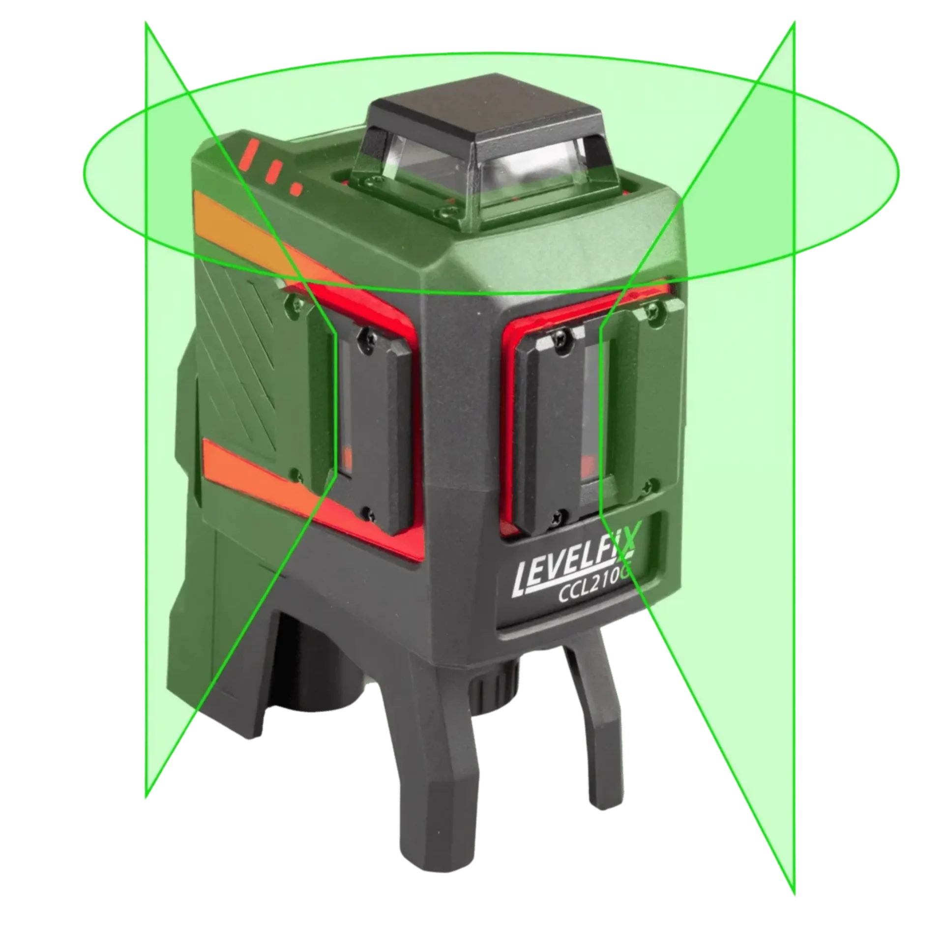 Laser à ligne verte CCL210G 2D, 360° horizontal, 2 lignes verticales - 556148 Laser à ligne verte CCL210G 2D, 360° horizontal, 2 lignes verticales - 556148