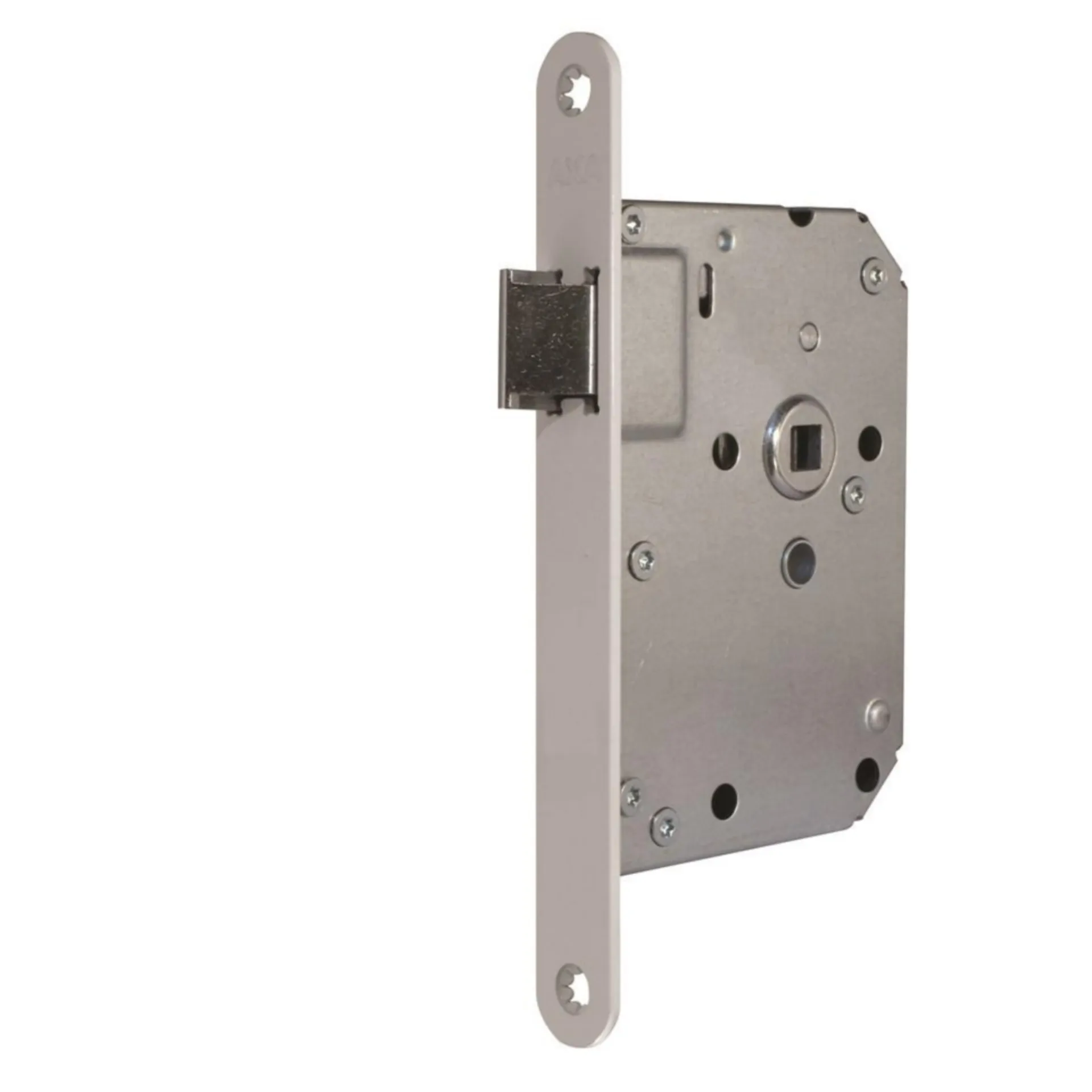 AXA 7155 insteekslot (doorn 50 mm, afgeronde witte voorplaat)