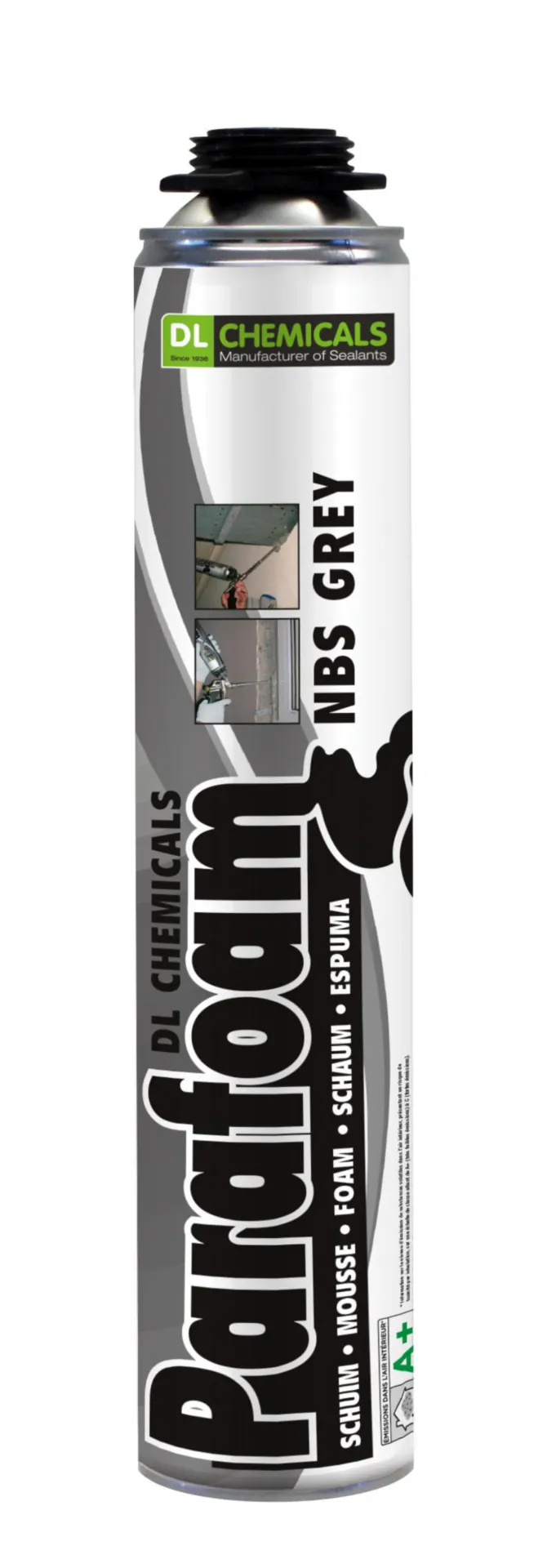 PARAFOAM NBS Mousse polyuréthane pistolable grey 750ml