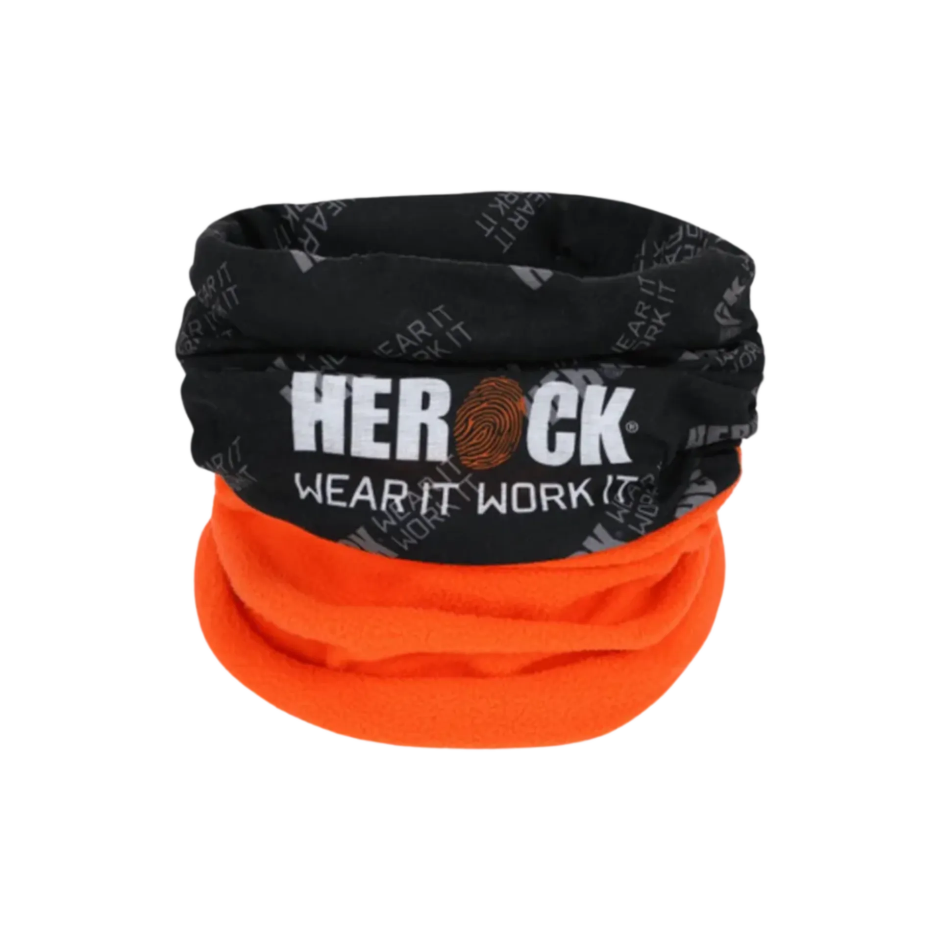 Tour de cou/buff - noir/orange