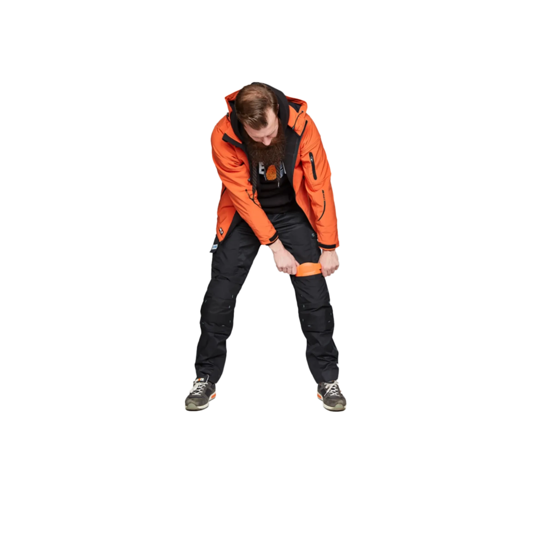 Knie-inlegstukken - oranje