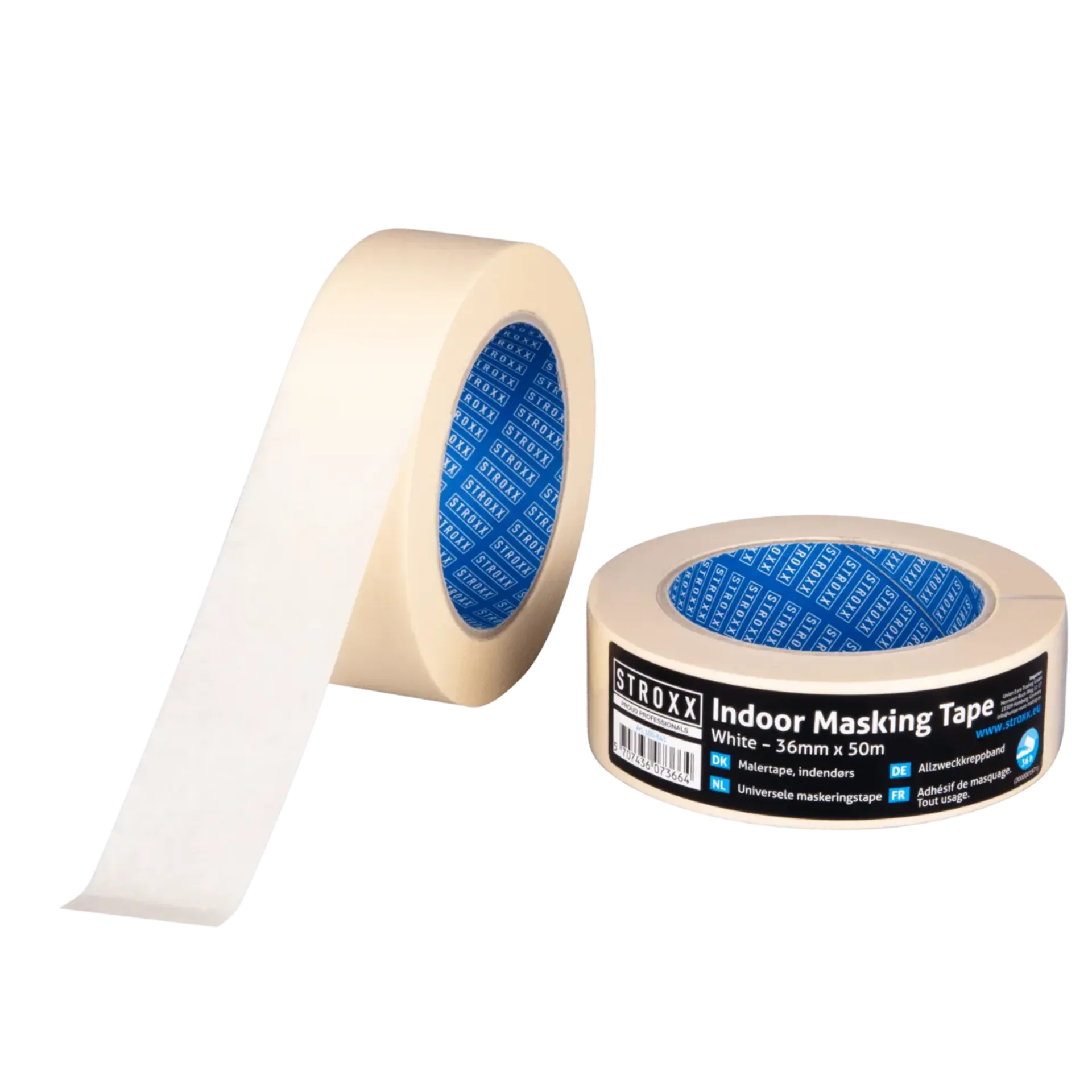 Ruban de masquage blanc 36mm 50m