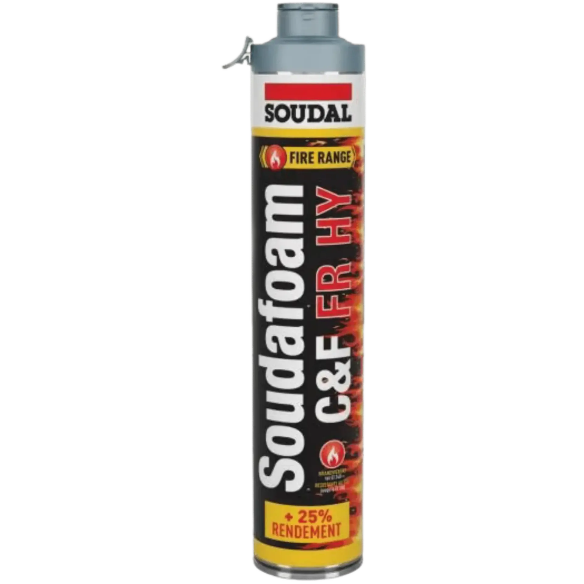 Mousse PU Manuelle Ignifuge - 750 ml Soudafoam Fr Hy Mousse PU Manuelle Ignifuge - 750 ml Soudafoam Fr Hy