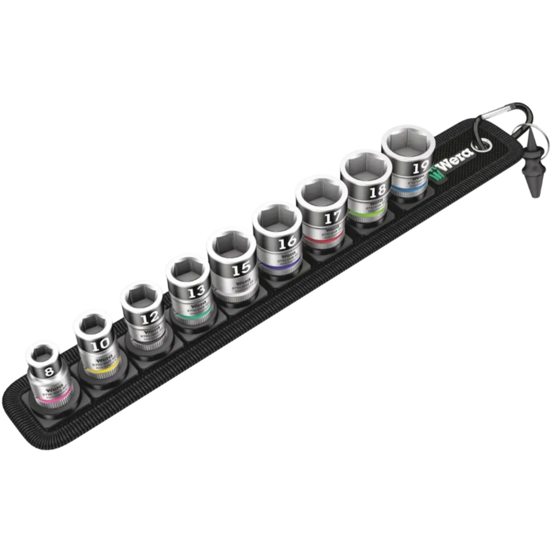 Belt B 1 Zyklop doppen set vasthoudfunctie 3/8" 10st - 003970