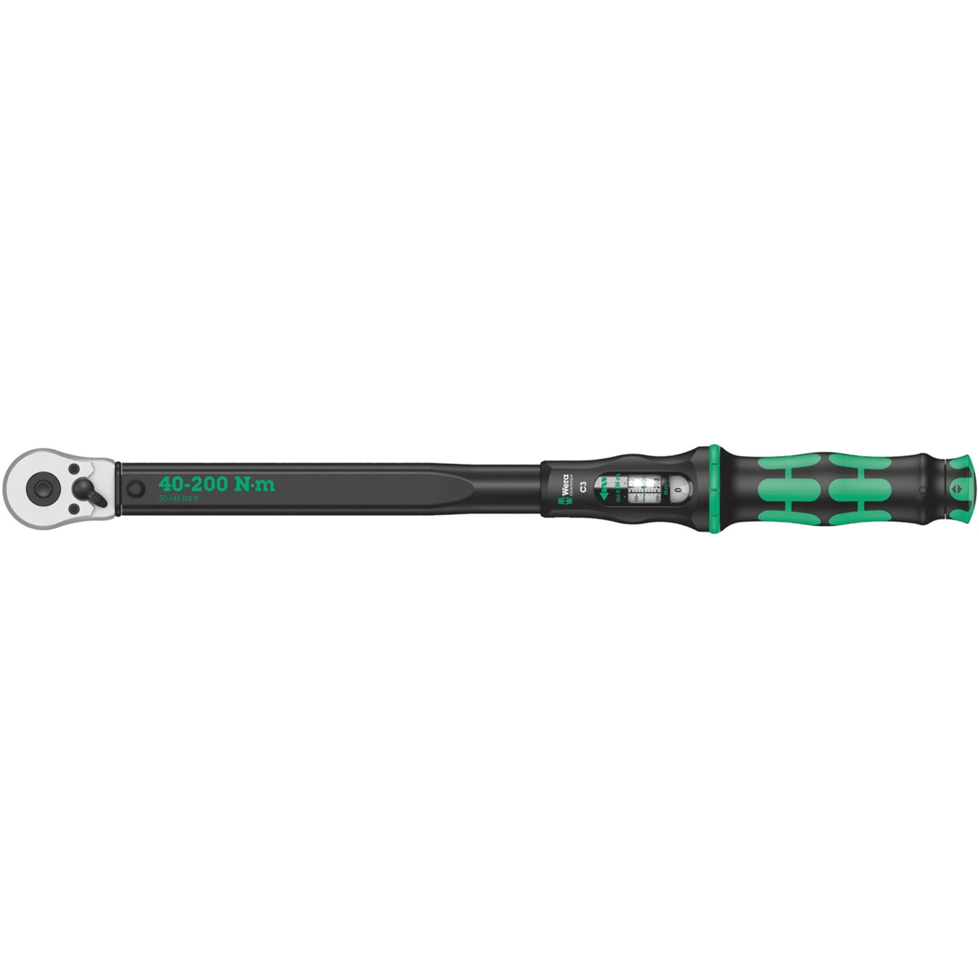 Click-Torque C 3 Clé Dynamométrique Ratchet Inversible 1/2" 40-200nm - 075622