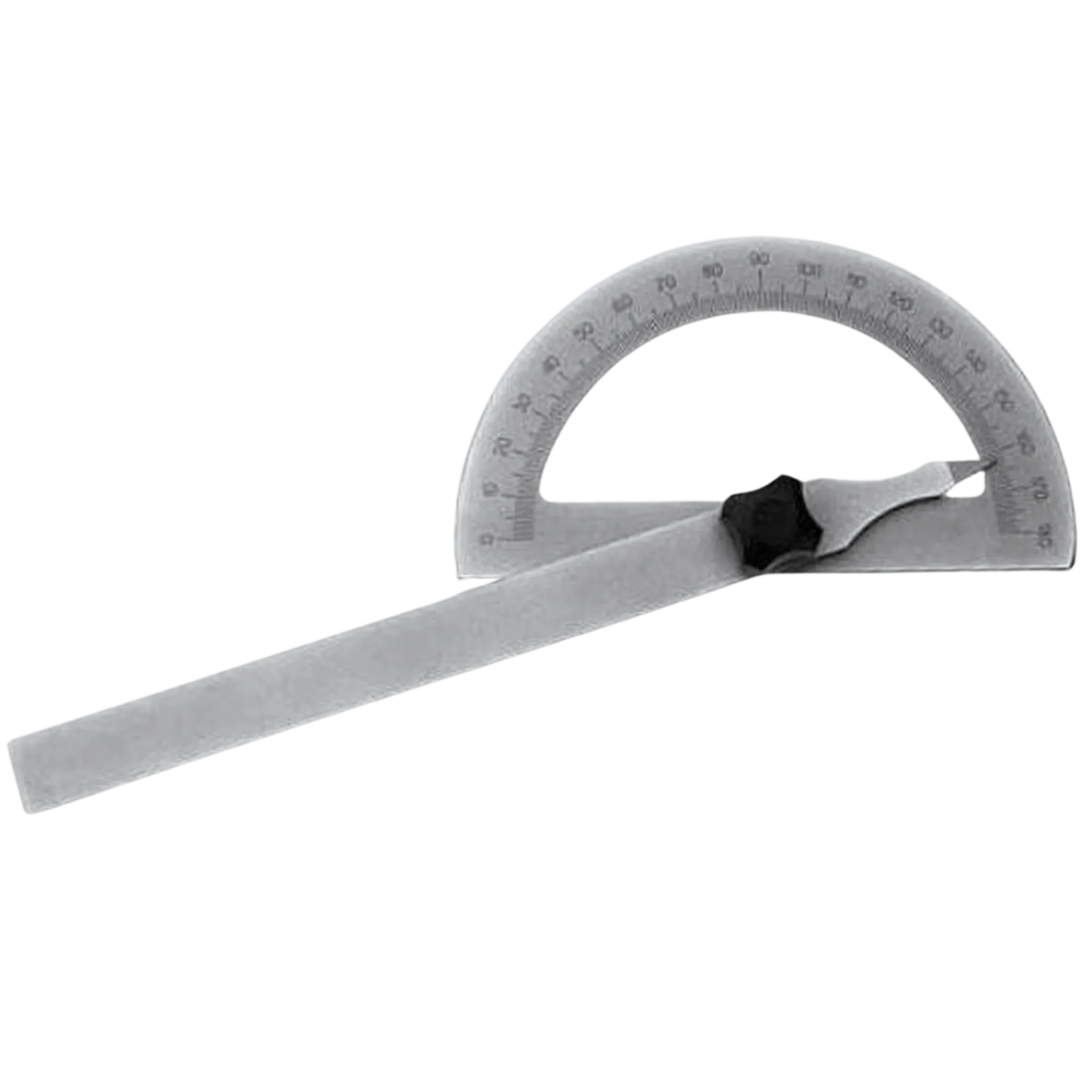 Rapporteur 200 x 150 mm mat chromé MB0-180°, vis de verrouillage - 486.503-x Rapporteur 200 x 150 mm mat chromé MB0-180°, vis de verrouillage - 486.503-x