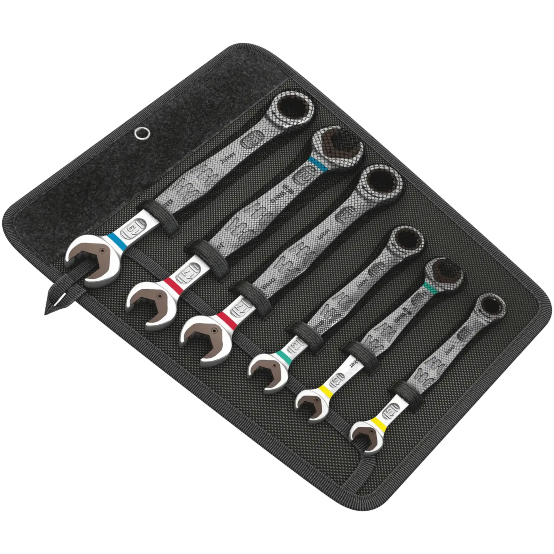 Joker steek-ringratel-/ dubbele steeksleutel-set 6st - 020022