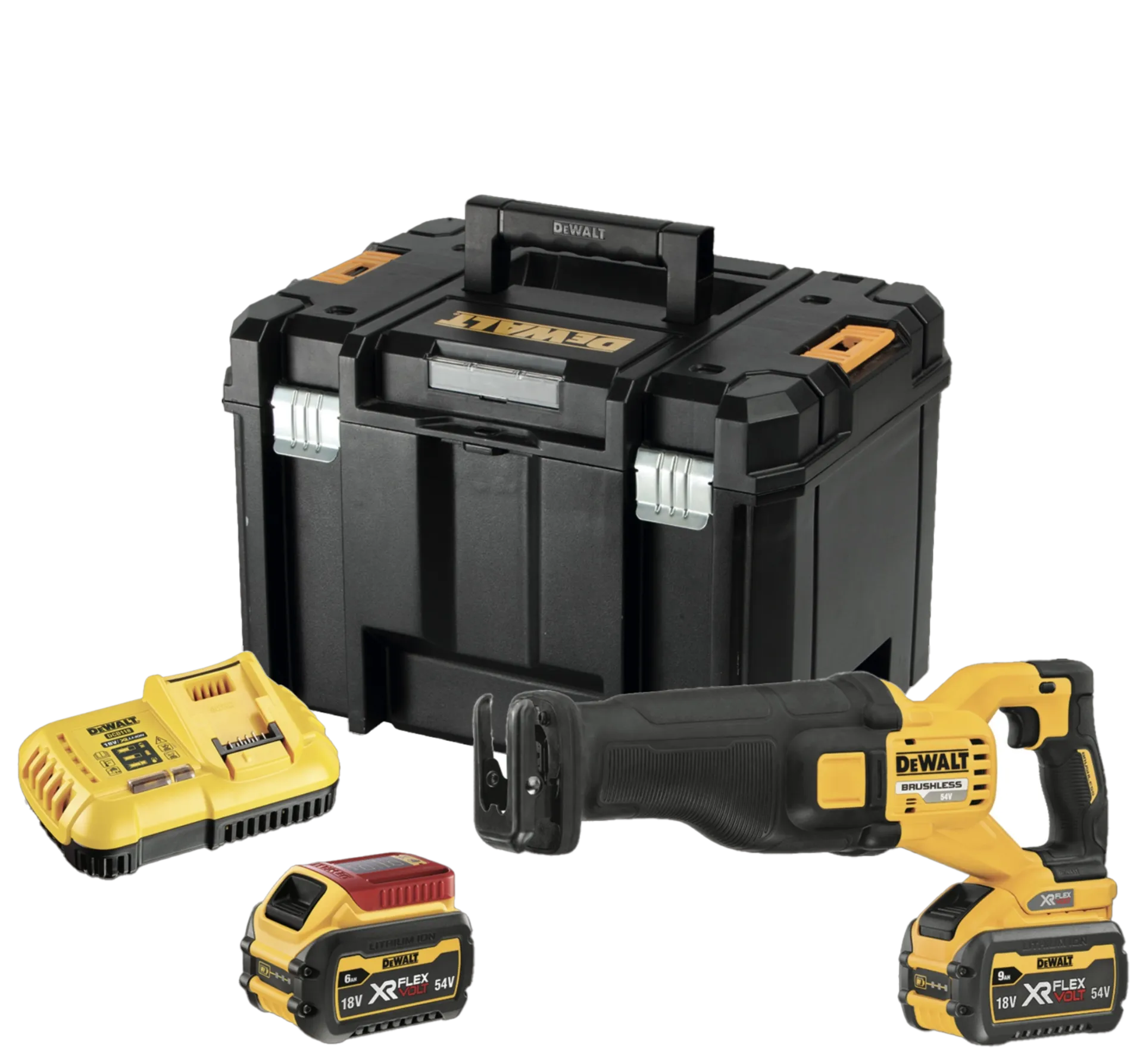 Scie sabre sur batterie DCS389X2 (54V - 2 x 9 Ah Li-ion - FlexVolt)