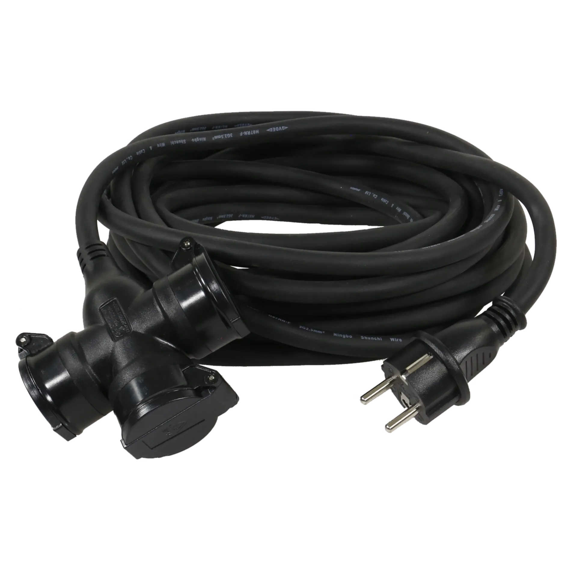 Rallonge électrique multiprise 10m 3x2,5 mm² néoprène IP44 Rallonge électrique multiprise 10m 3x2,5 mm² néoprène IP44