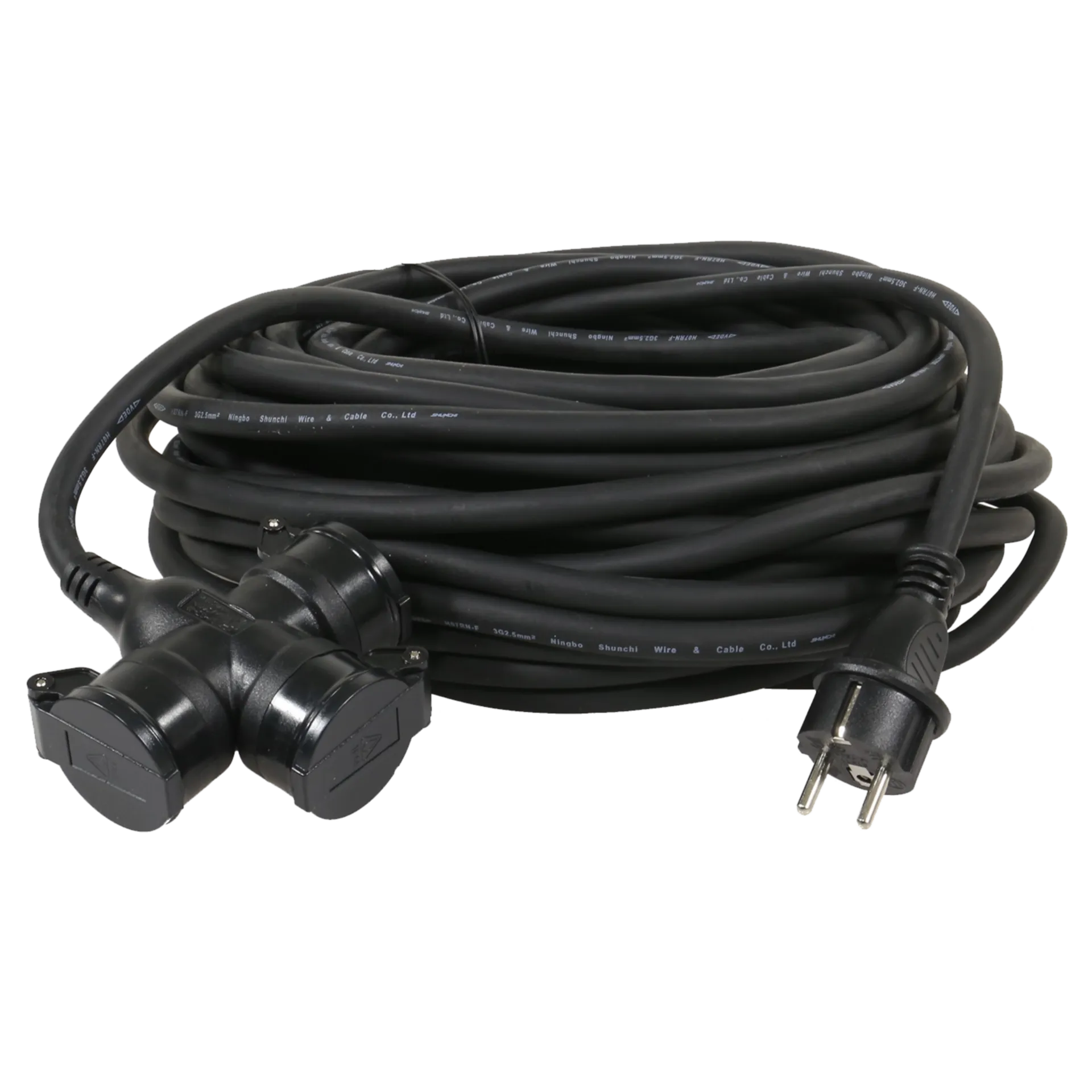 Rallonge électrique multiprise 25m 3x2,5 mm² néoprène IP44 Rallonge électrique multiprise 25m 3x2,5 mm² néoprène IP44