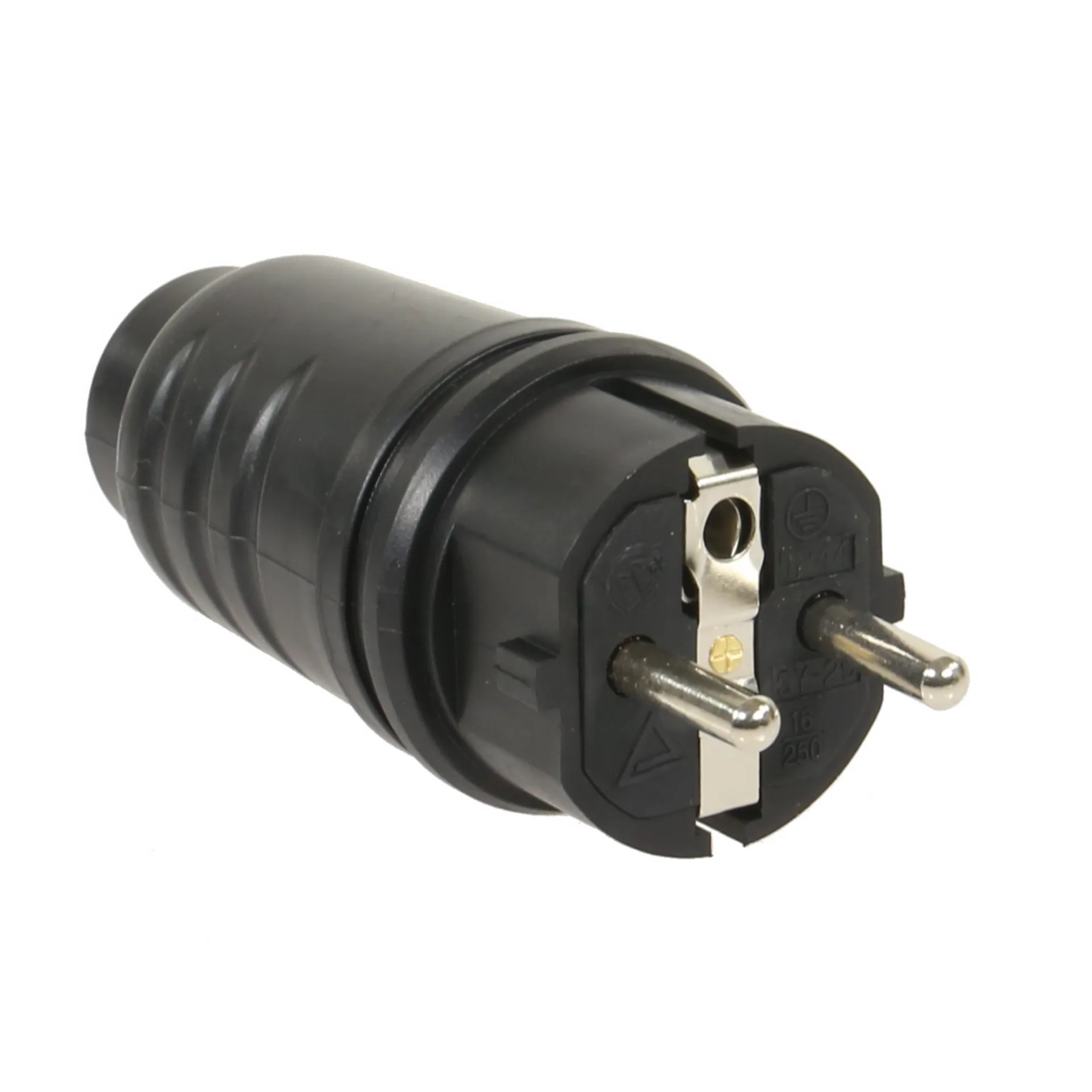 Rubber stekker mannelijk 230V/16A Rubber stekker mannelijk 230V/16A