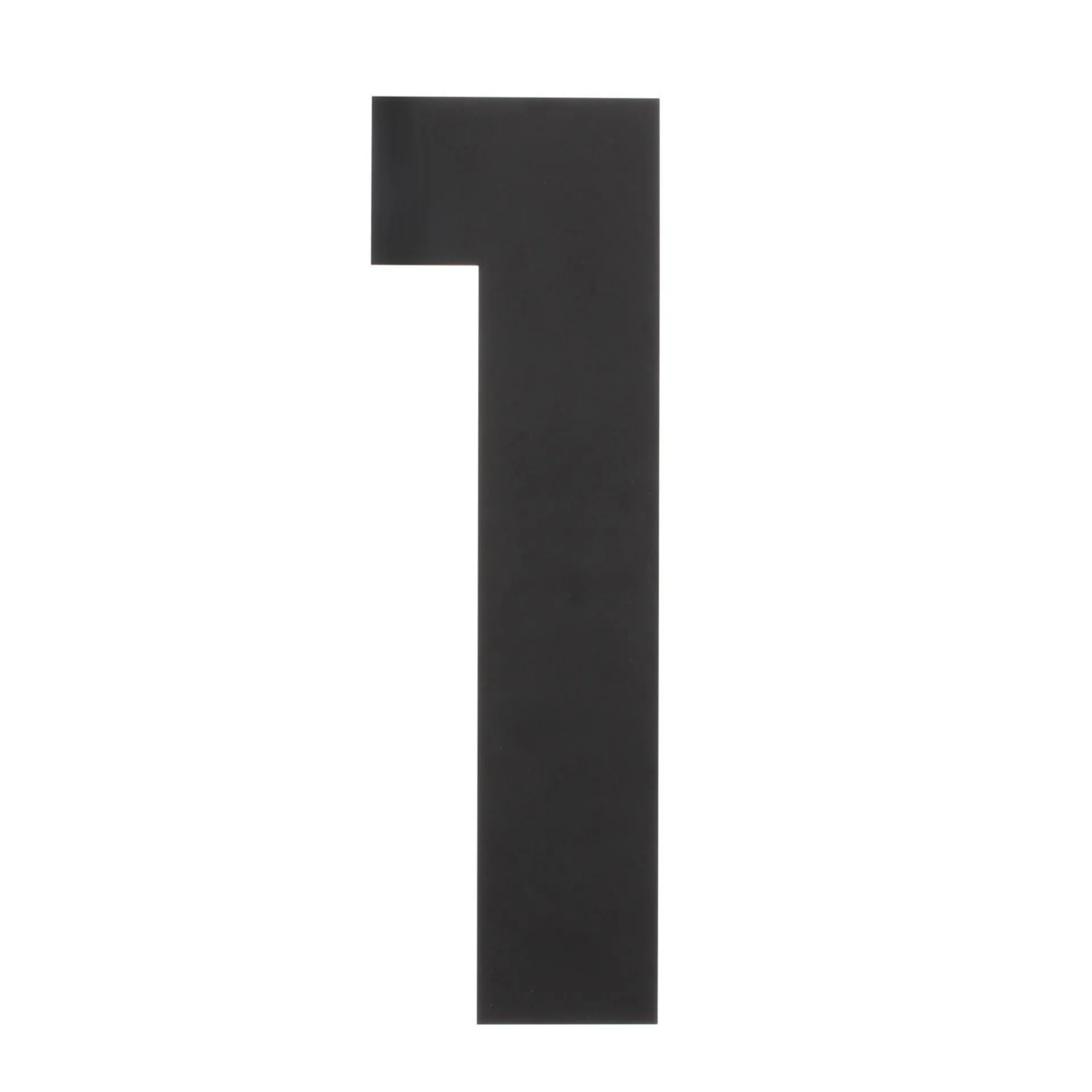 NUMÉRO DE MAISON INTERSTEEL NR 1 XL 300MM RVS/MAT NOIR