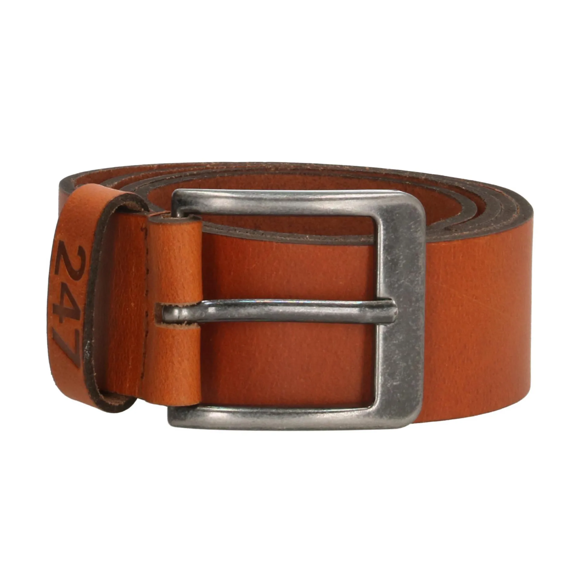 247 Jeans Ceinture cuir (cognac, 105 cm)