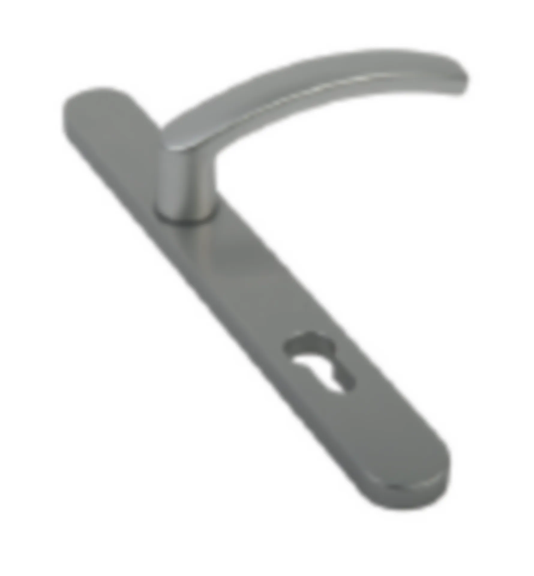 Ami 334 deurkruk (aluminium, zwart, L-model)