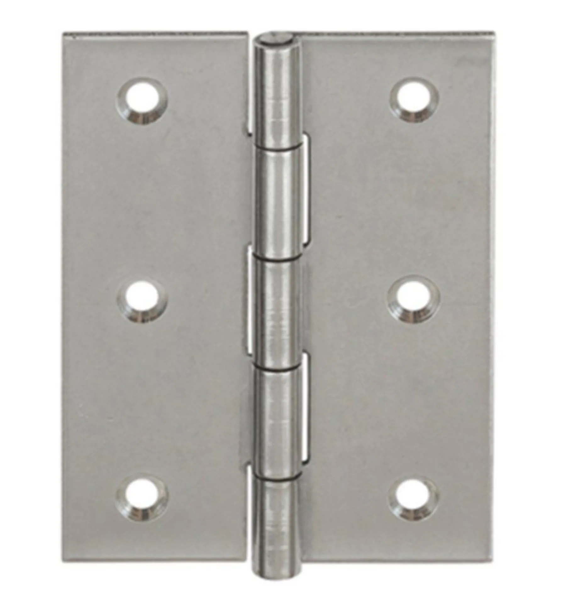 Charnière demi-large VORMANN 50x39mm (hxl) INOX tige INOX V2A