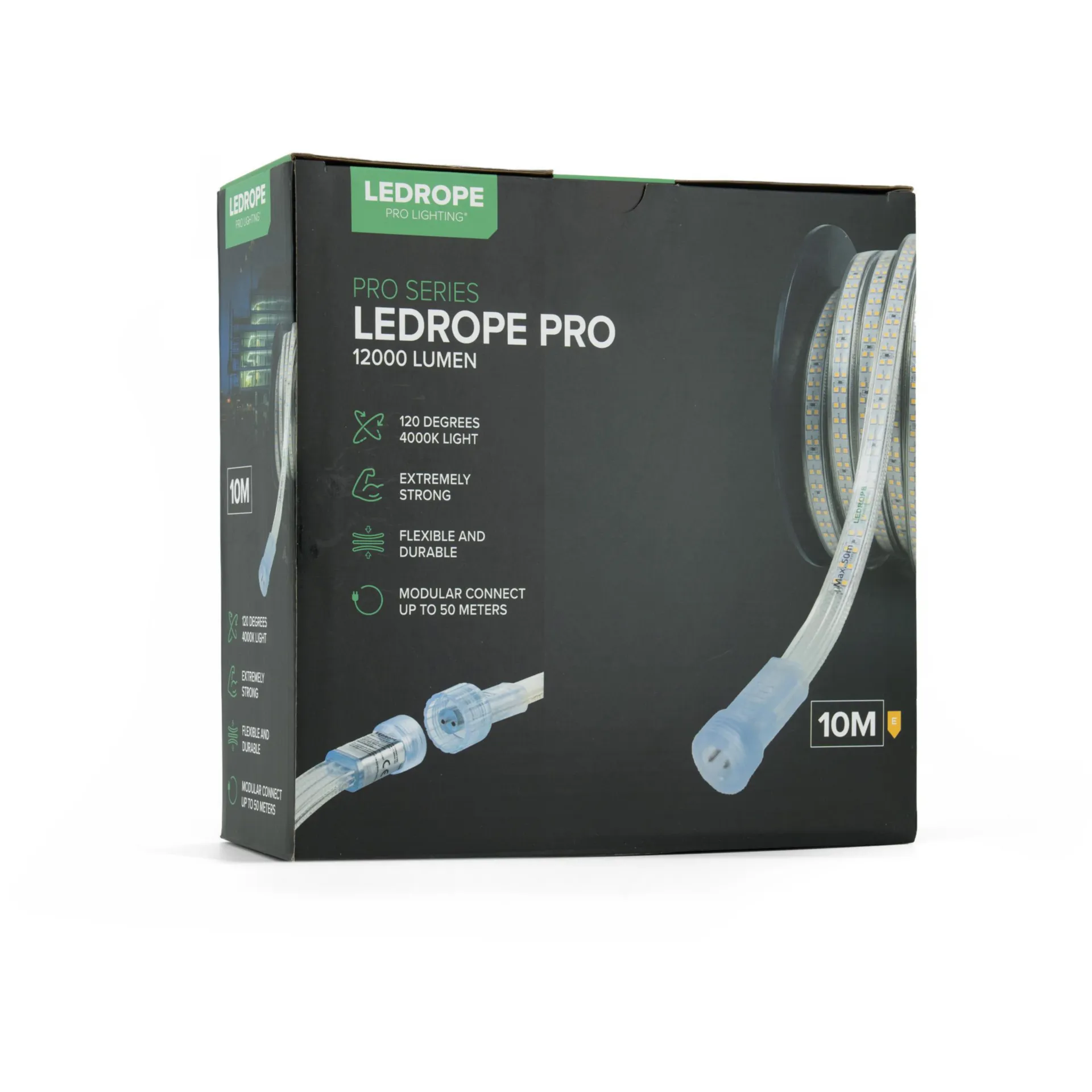 Guirlande lumineuse 10m sans câble d'alimentation (230V - 4000K - 7400lm) - 011.LRP10