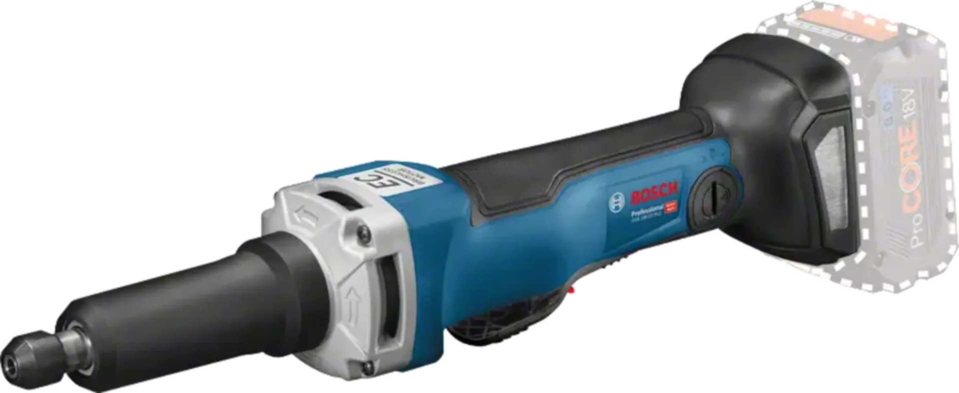 Accu rechte slijper GGS 18 V-23 PLC (18V – geleverd zonder accu )
