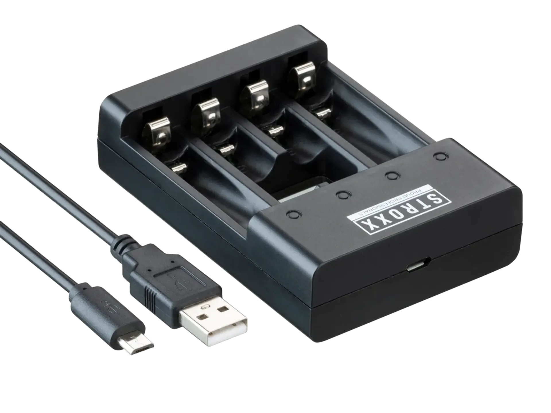 Batterij snellader USB 4x AA of AAA