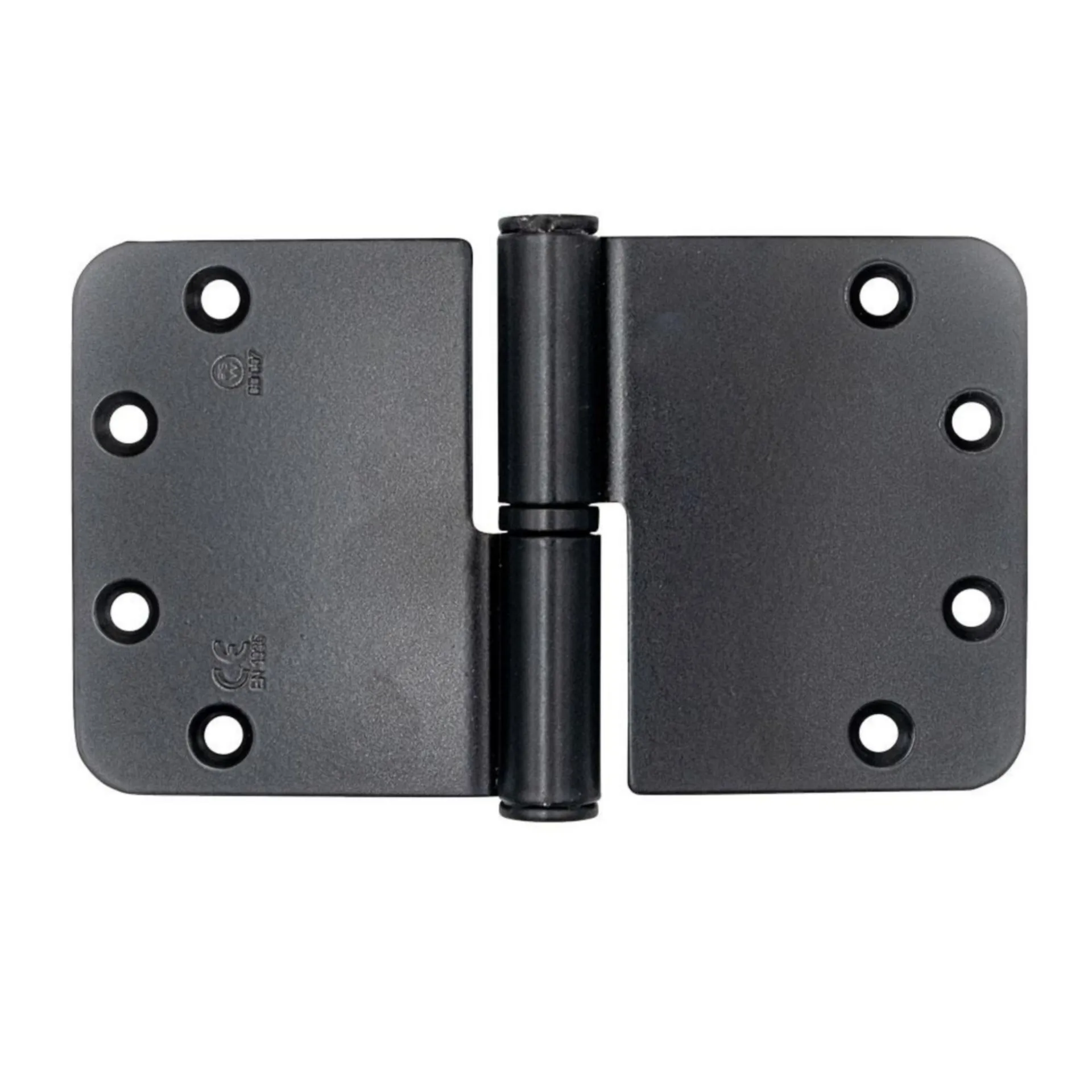 BSW 807 paumel met kogelstift (staal, mat zwart, afgerond, 152 mm, DIN L / BE R)