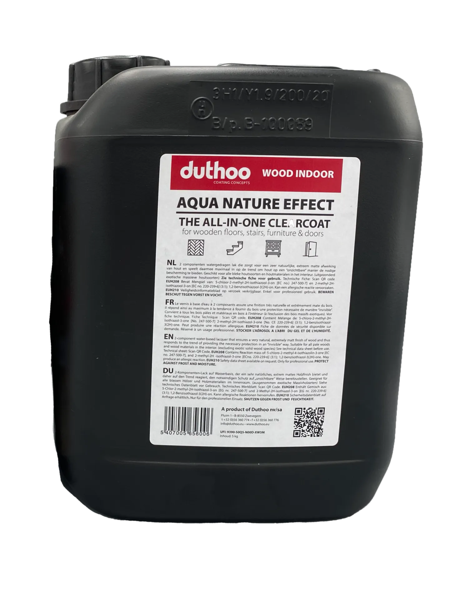 DUTHOO AQUA WOOD CLEARCOAT EFFET NATUREL - 5L