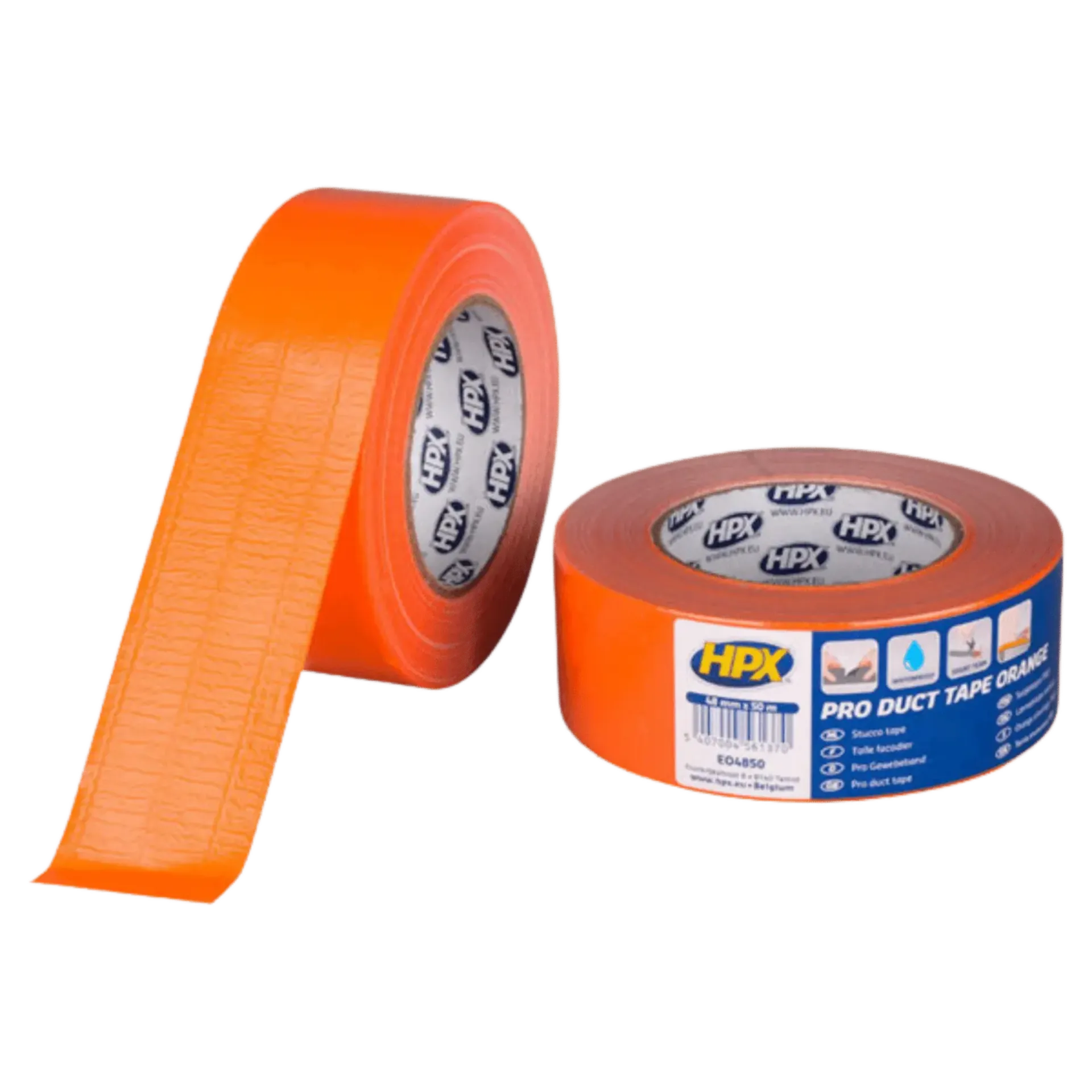 Universele reparatietape / duct tape - Oranje 48mm x 50m Universele reparatietape / duct tape - Oranje 48mm x 50m