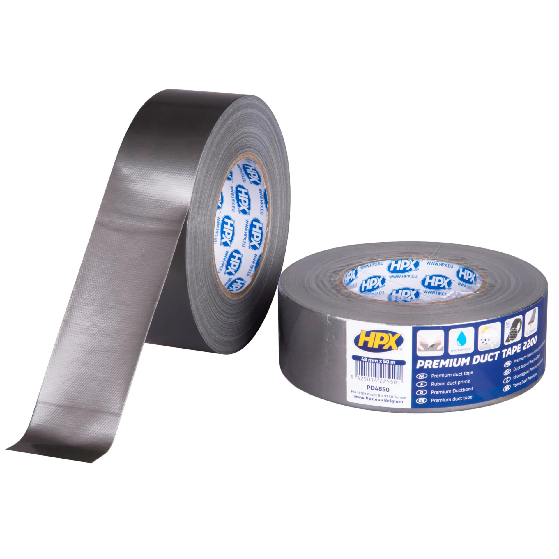 HPX - DUCT TAPE 2200 - GRIS 48MM X 50M