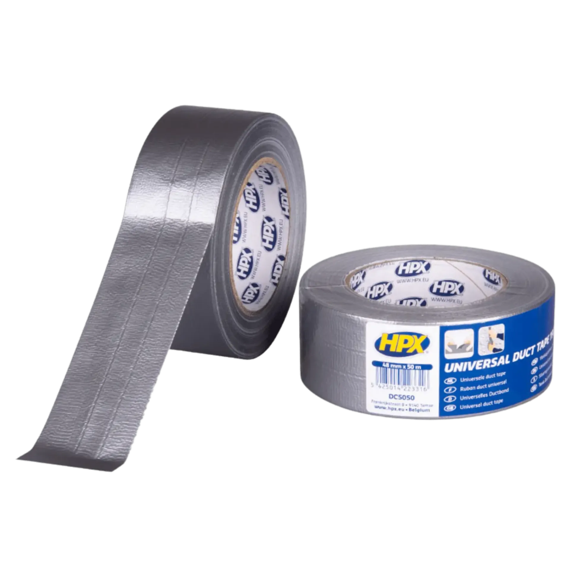 Ruban adhésif toile 1900 - Argent 48mm x 50m