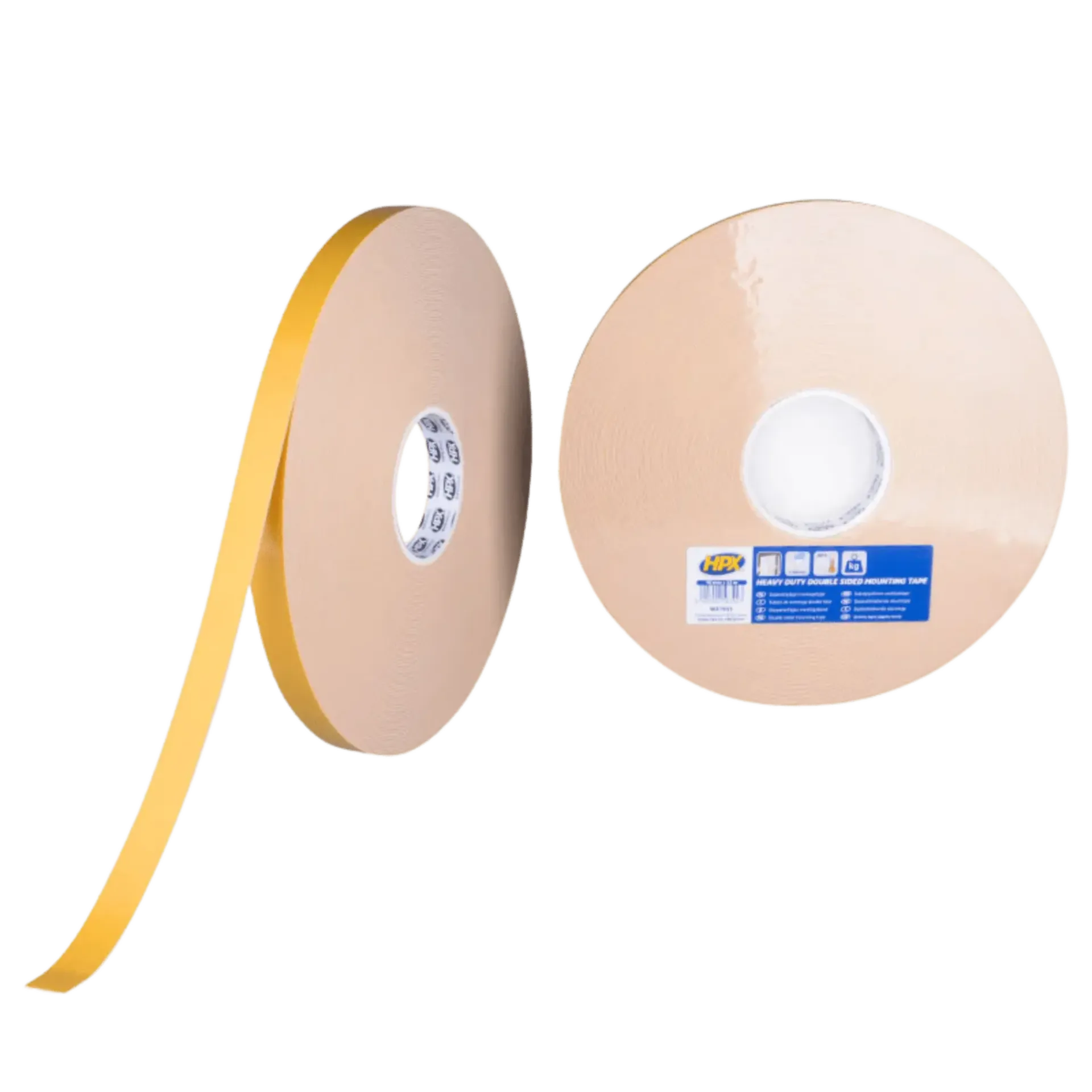 Heavy duty bevestigingstape - wit 19mm x 33m Heavy duty bevestigingstape - wit 19mm x 33m