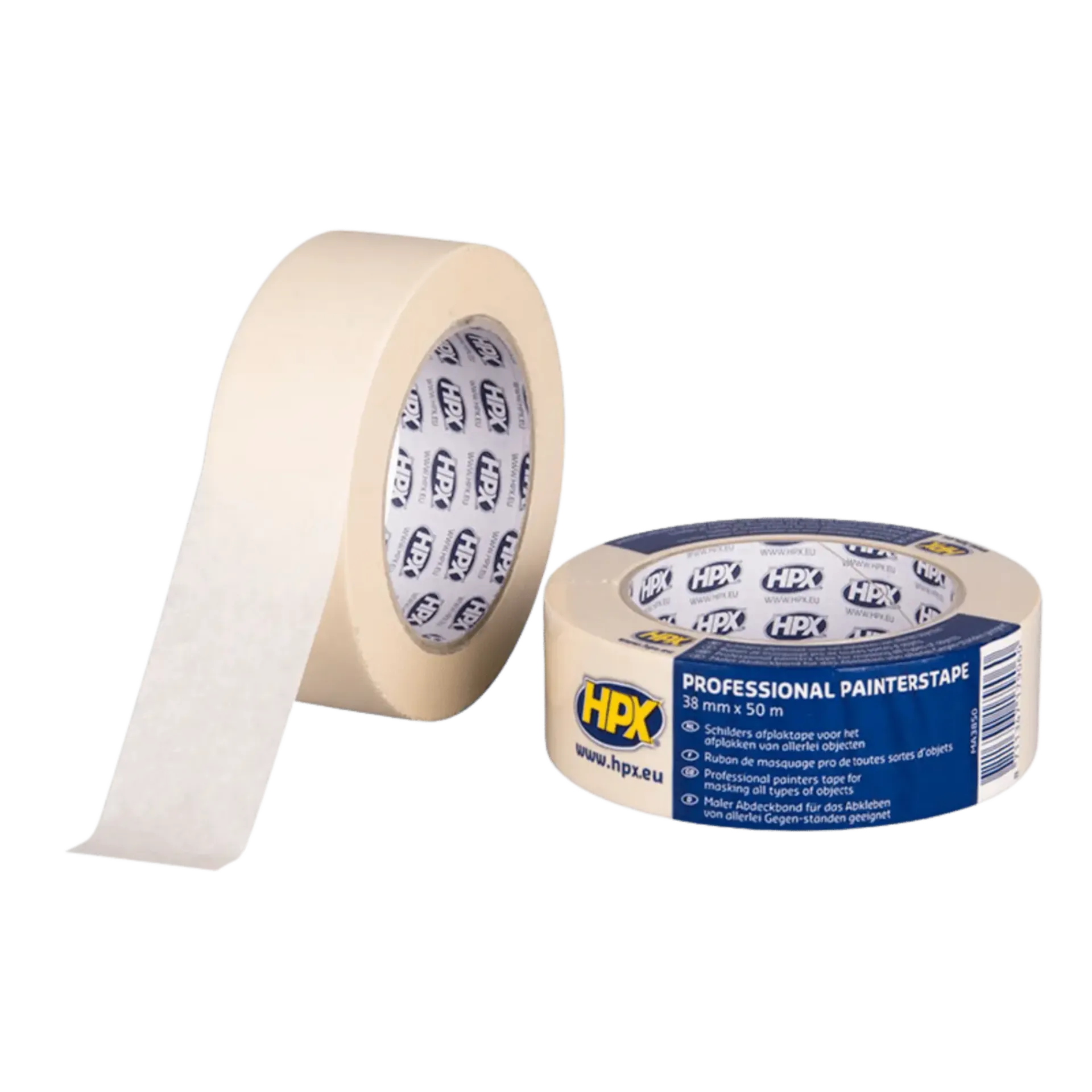 Ruban de masquage 60°C - Crème 38mm x 50m Ruban de masquage 60°C - Crème 38mm x 50m