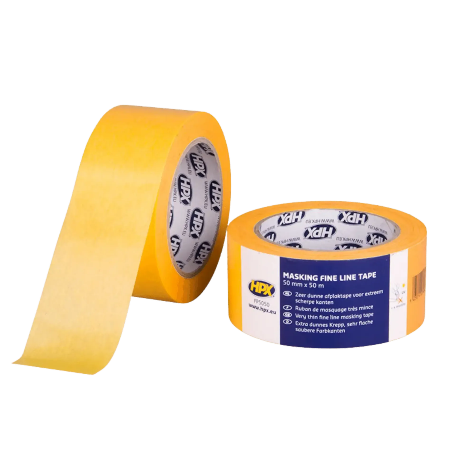 Hoogwaardige masking tape - Gold 48mm x 50m Hoogwaardige masking tape - Gold 48mm x 50m