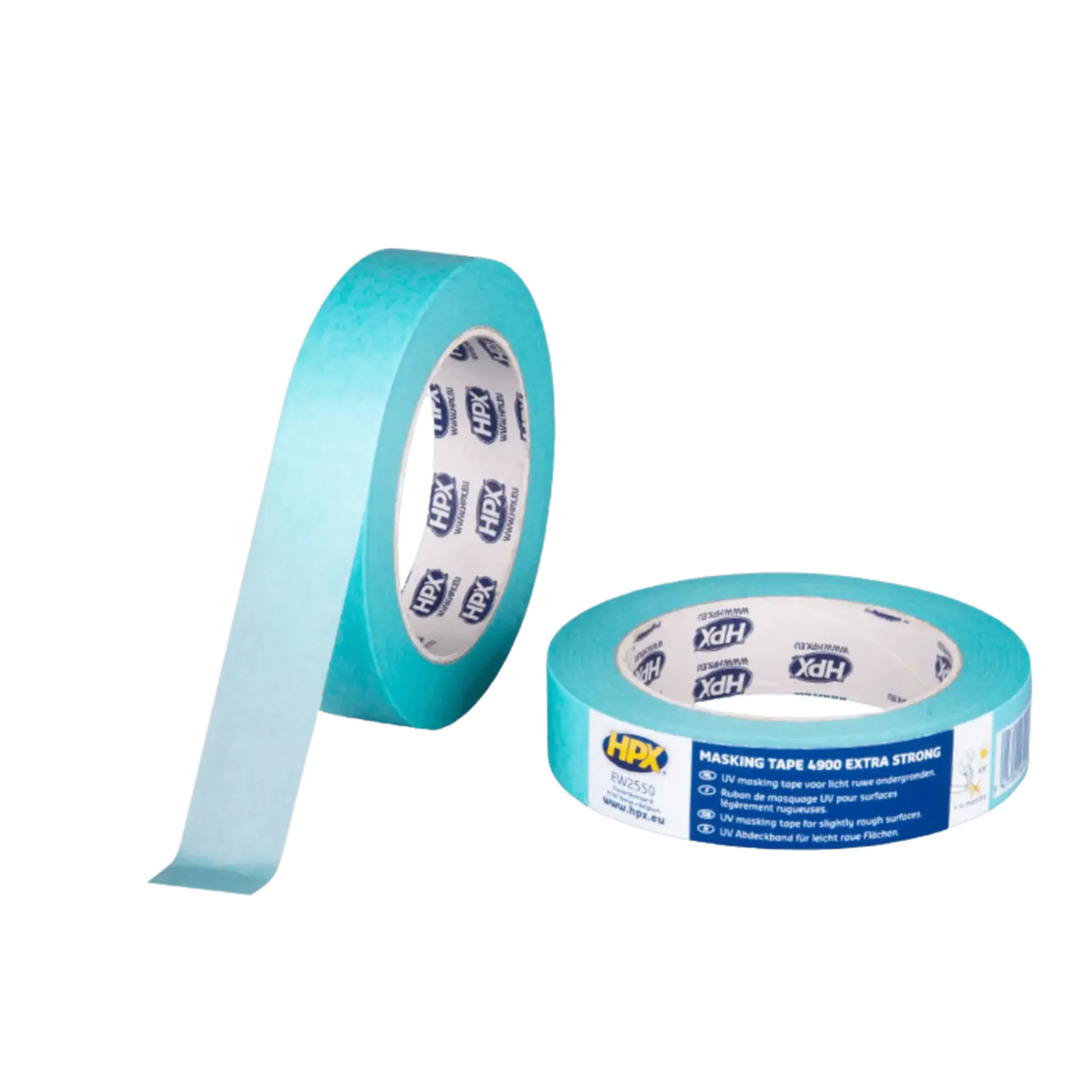 Ruban de masquage UV 4900 Extra STRONG - BLEU CLAIR 24mm x 50m Ruban de masquage UV 4900 Extra STRONG - BLEU CLAIR 24mm x 50m