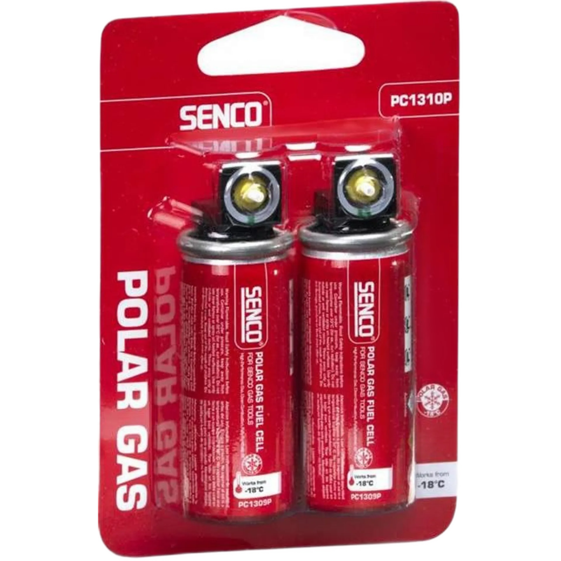 Cartouche de gaz PC1310P 18 gr / Blister de 2 pièces Cartouche de gaz PC1310P 18 gr / Blister de 2 pièces