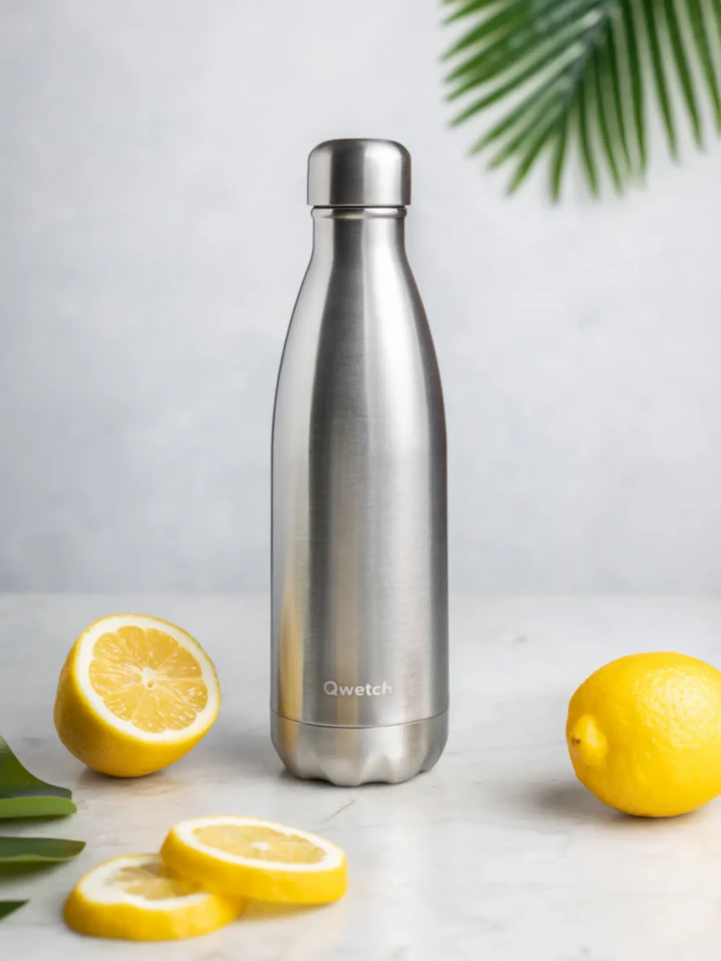 Drinkfles isothermisch - inox geborsteld - 1000 ml