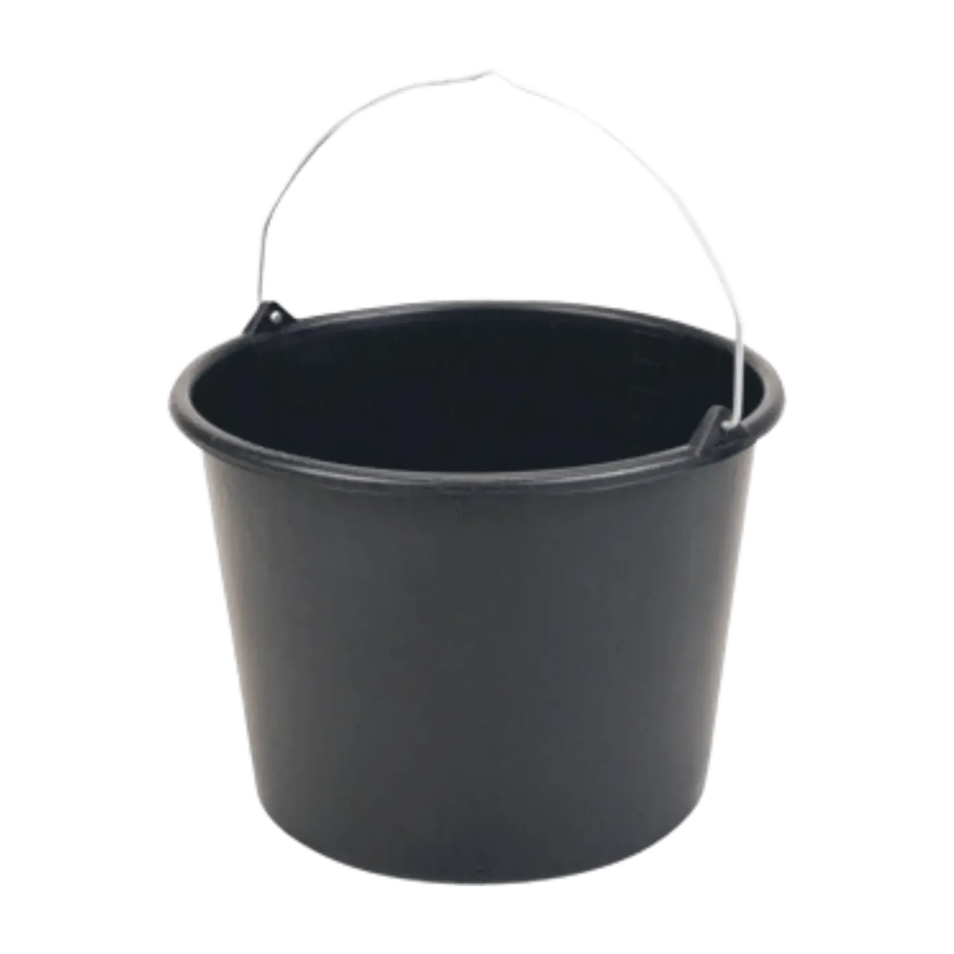 Gripline-D 12 L bouwemmer zwart, knopbeugel, L-scala Gripline-D 12 L bouwemmer zwart, knopbeugel, L-scala