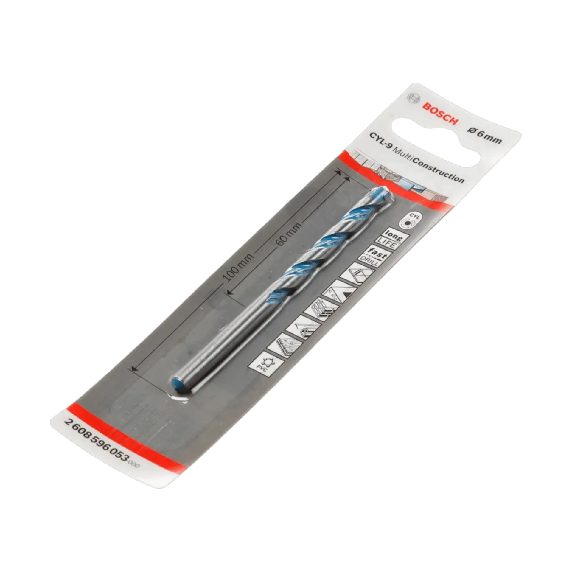 Boor multiconstruction Ø 6 x 100-60 mm Expert CYL-9