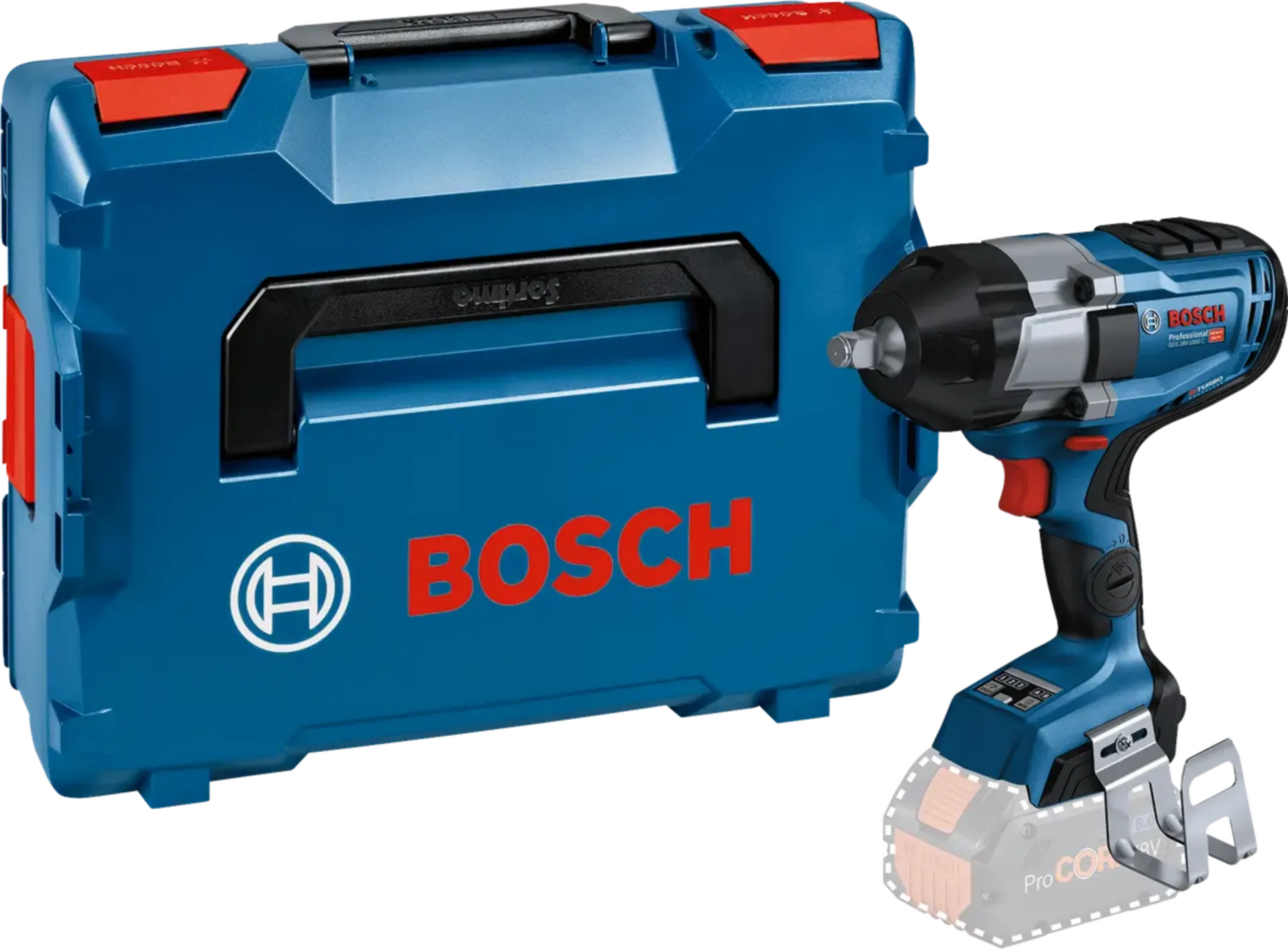 Accu slagmoeraanzetter GDS 18V-1000 C in koffer (geleverd zonder accu en lader)