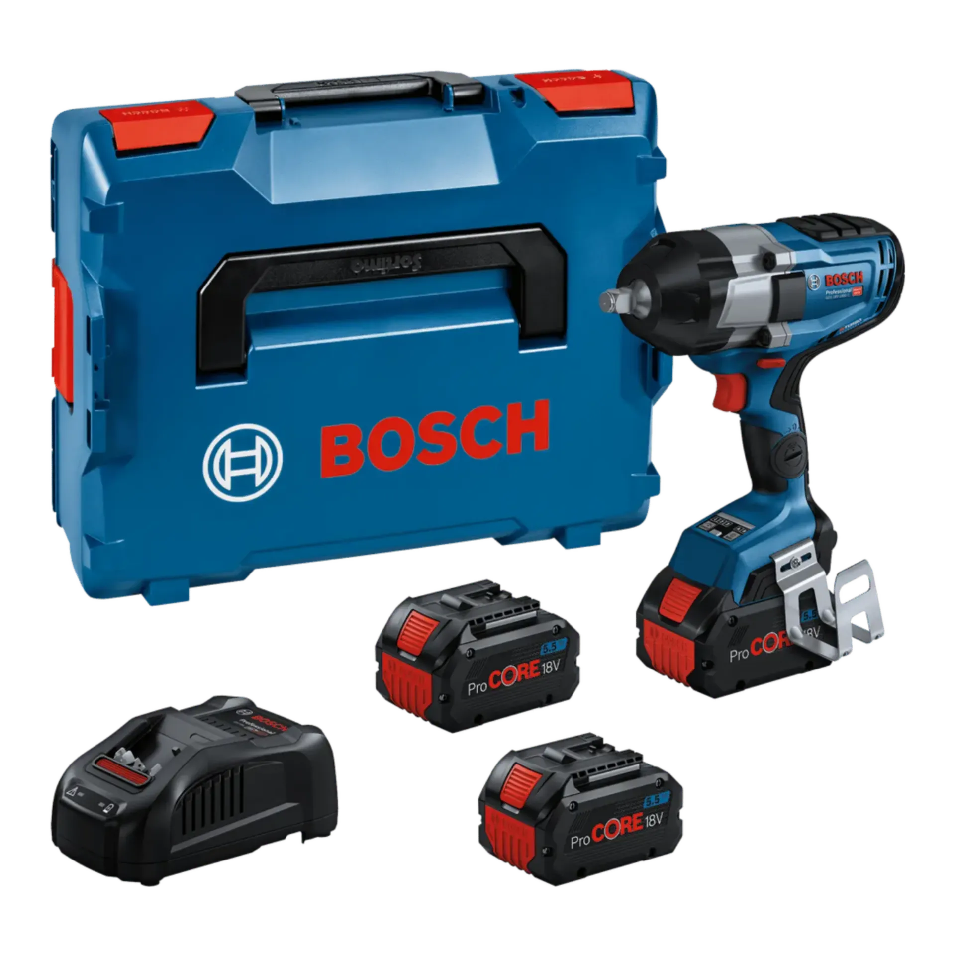 Accu slagmoersleutel GDS 18V-1000 (18V - 2 x 8 Ah Li-ion Procore) Accu slagmoersleutel GDS 18V-1000 (18V - 2 x 8 Ah Li-ion Procore)