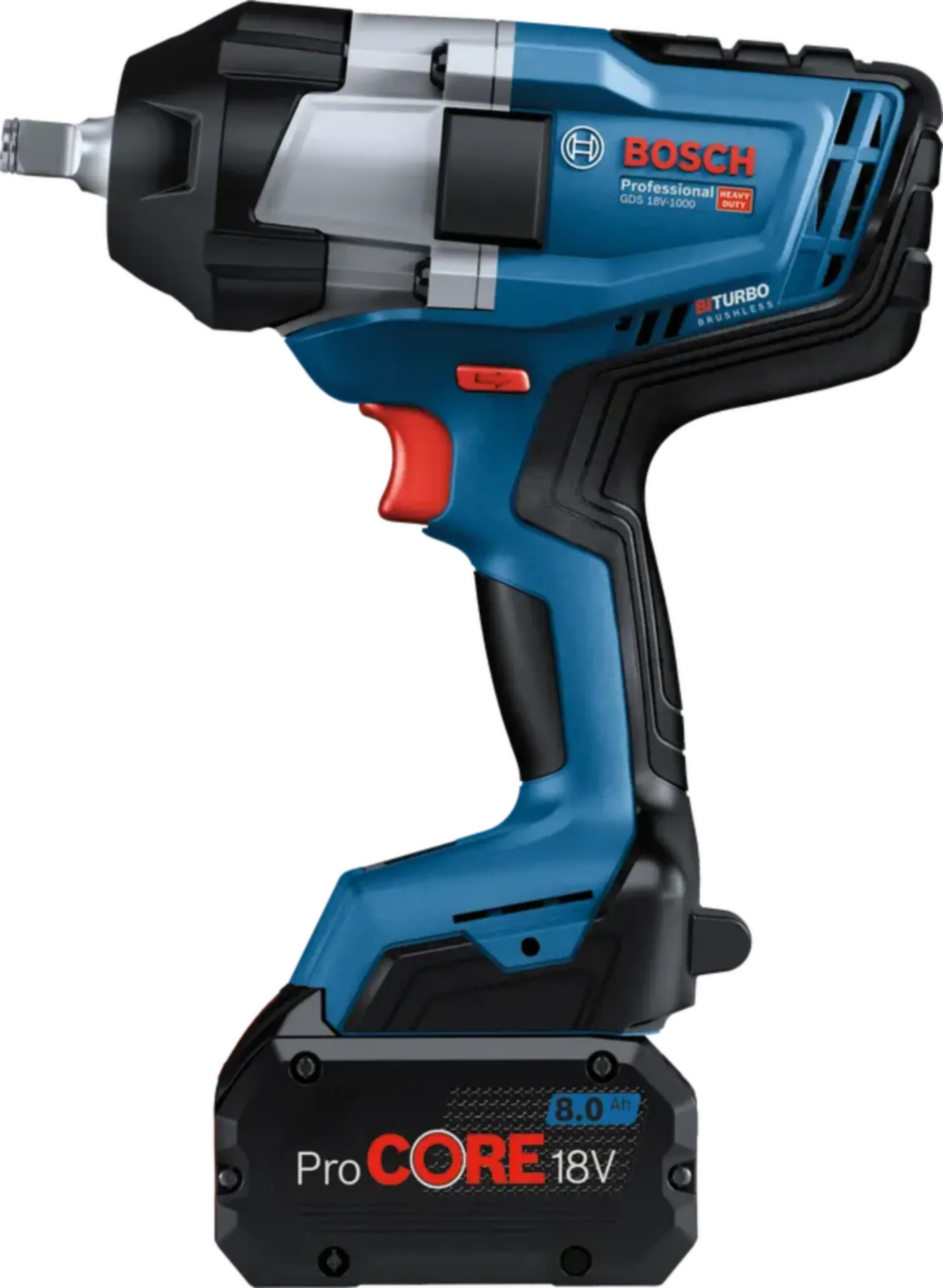 Accu slagmoersleutel GDS 18V-1000 (18V - 2 x 8 Ah Li-ion Procore) Accu slagmoersleutel GDS 18V-1000 (18V - 2 x 8 Ah Li-ion Procore)