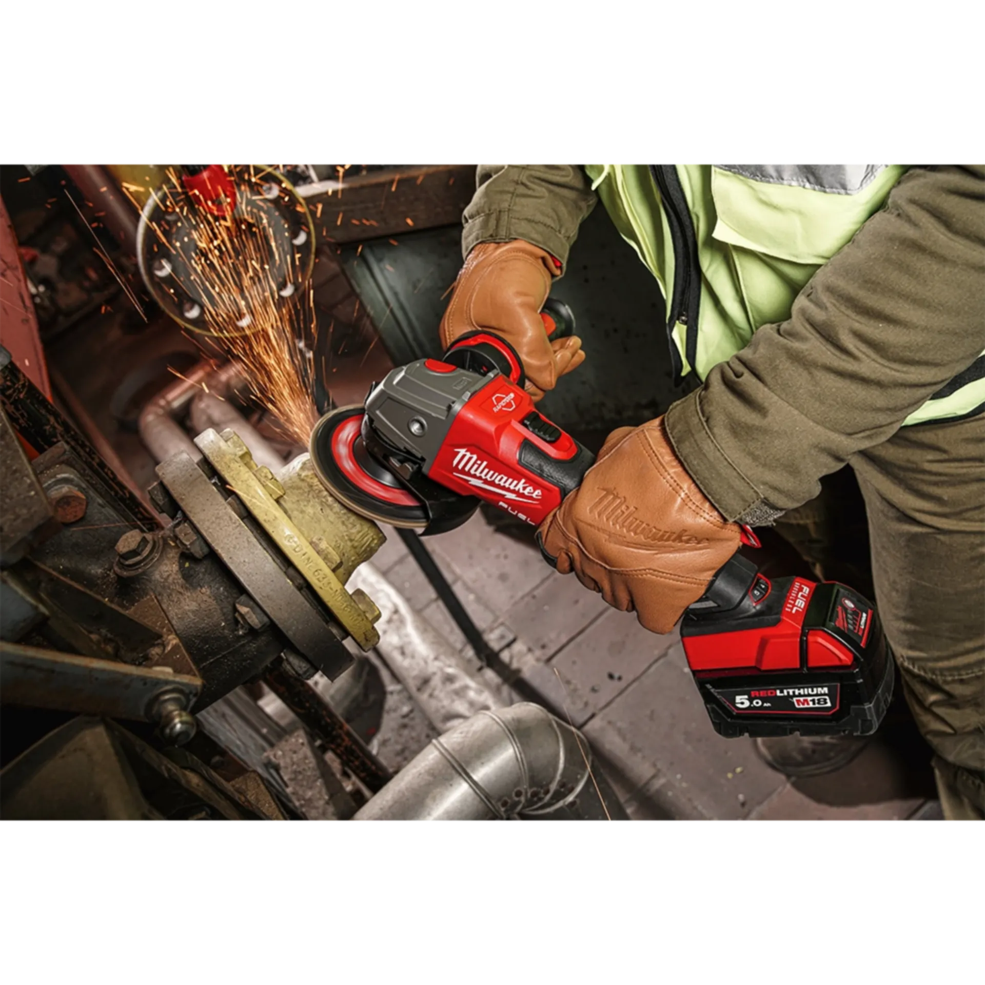 Accu Haakse slijper M18 FSAGV125XB-0X (18V - excl. accu) Accu Haakse slijper M18 FSAGV125XB-0X (18V - excl. accu)