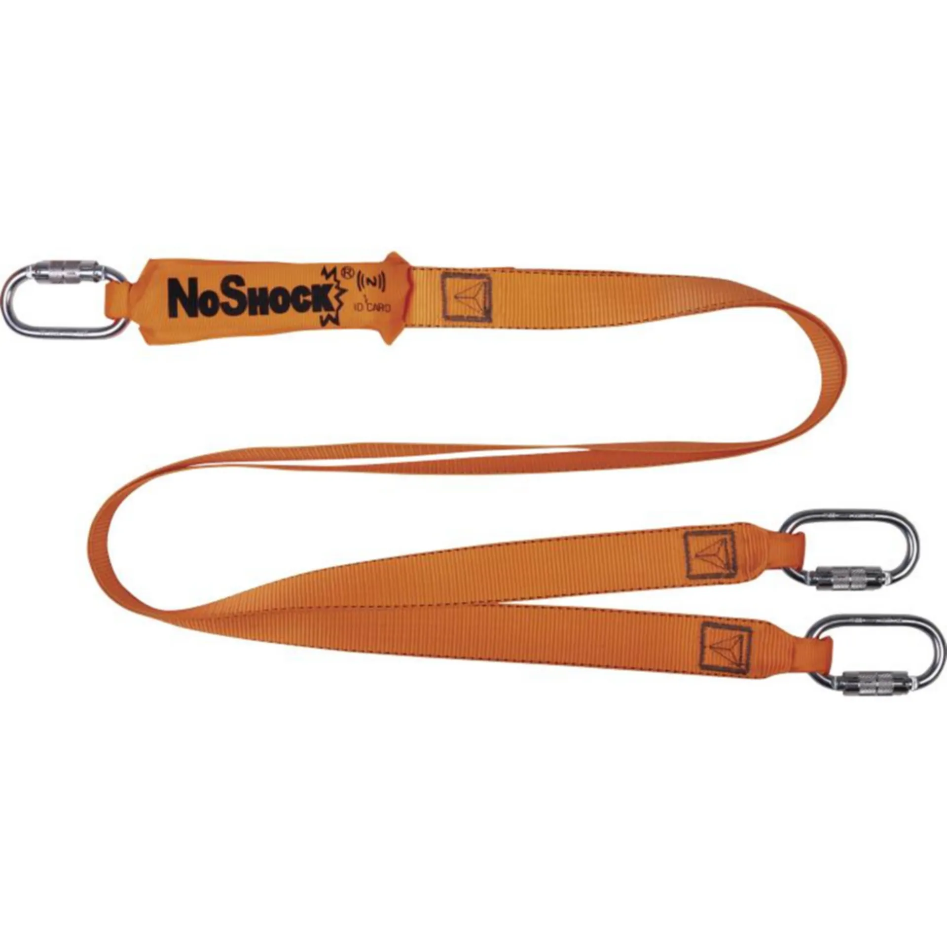 ABSORBEUR DÉNERGIE LONGE SANGLE 2M + 3 CONNECTEURS DOUBLE-ACTION